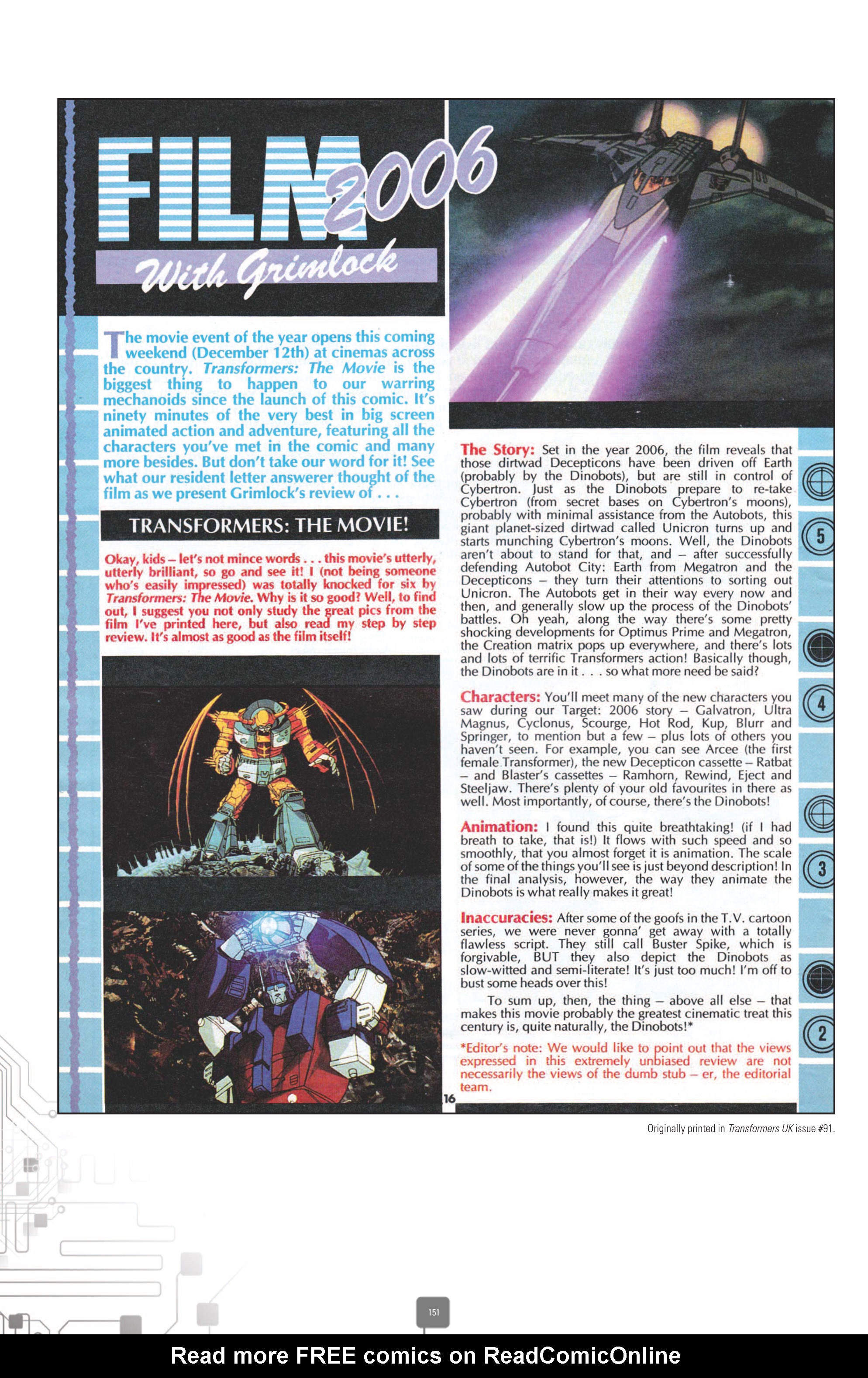 Read online The Transformers Classics UK comic -  Issue # TPB 3 - 152