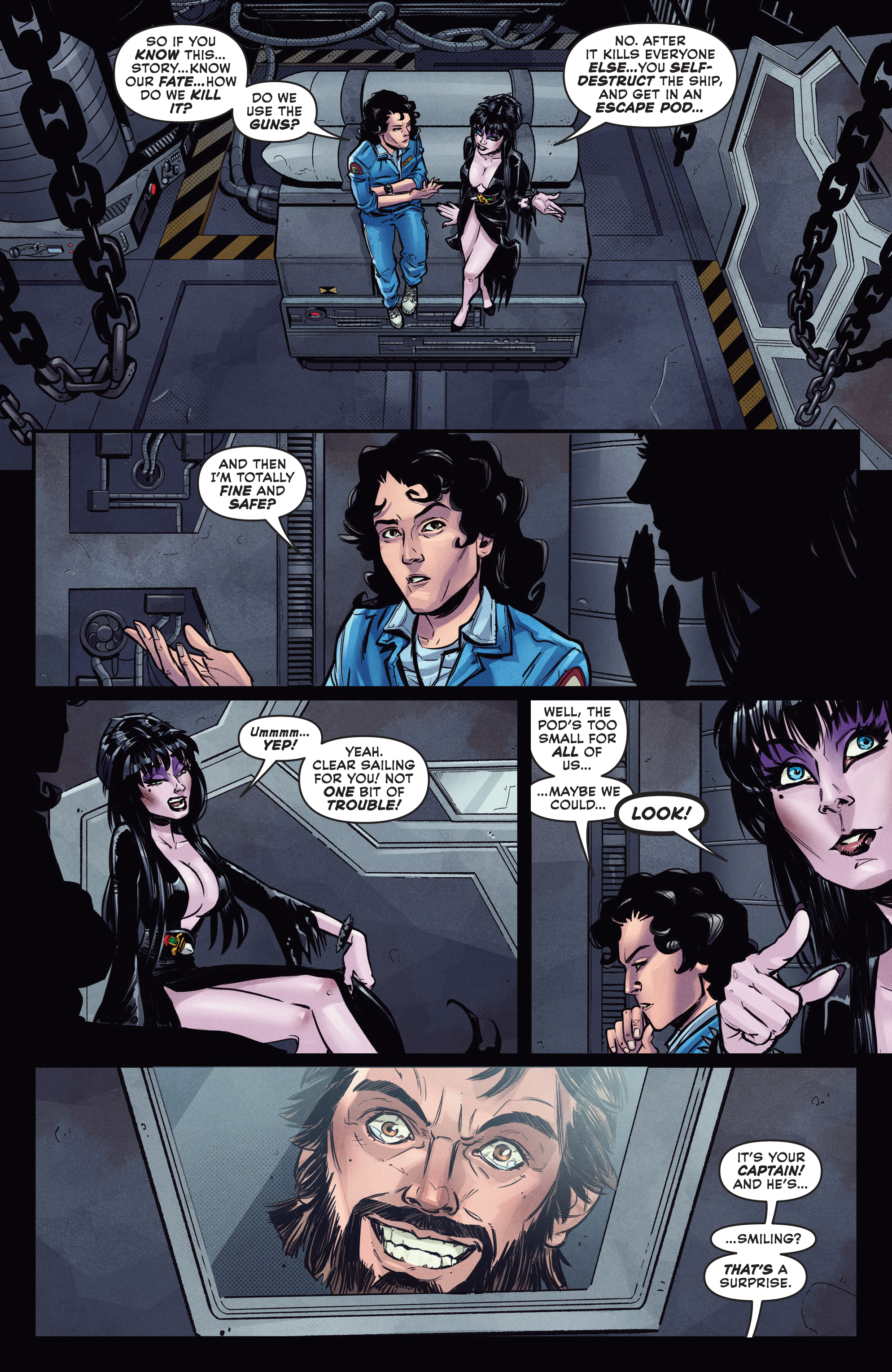Read online Elvira in Horrorland comic -  Issue #3 - 14