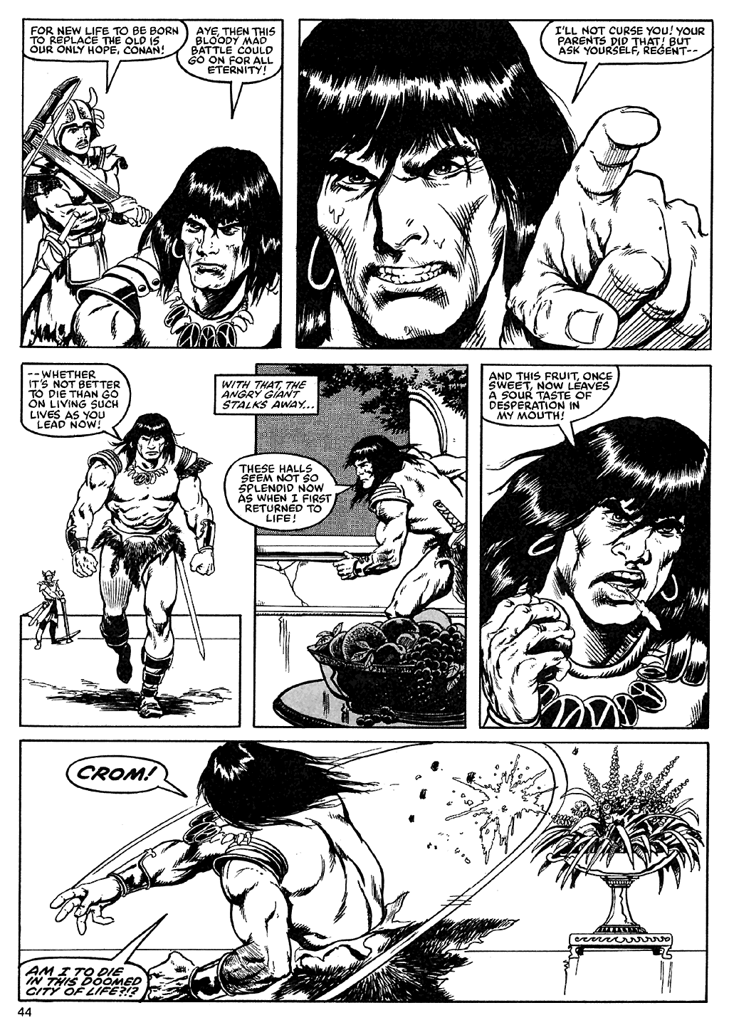 Read online The Savage Sword Of Conan comic -  Issue #110 - 42