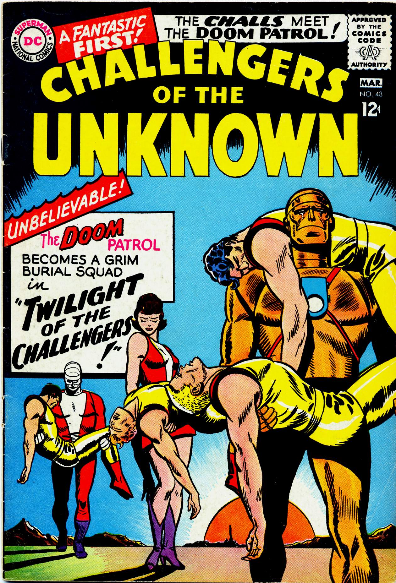 Read online Challengers of the Unknown (1958) comic -  Issue #48 - 1
