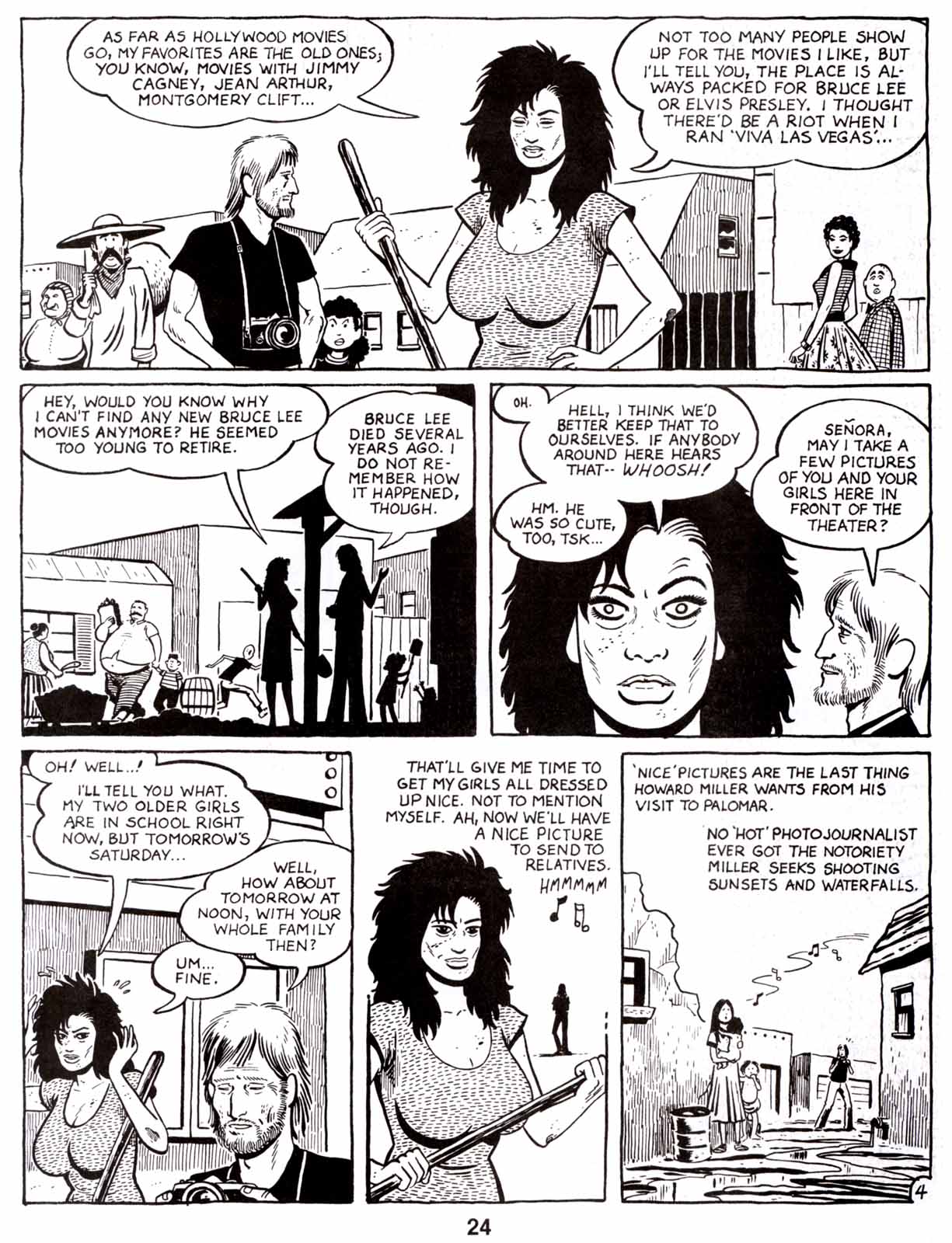Read online Love and Rockets (1982) comic -  Issue #13 - 34