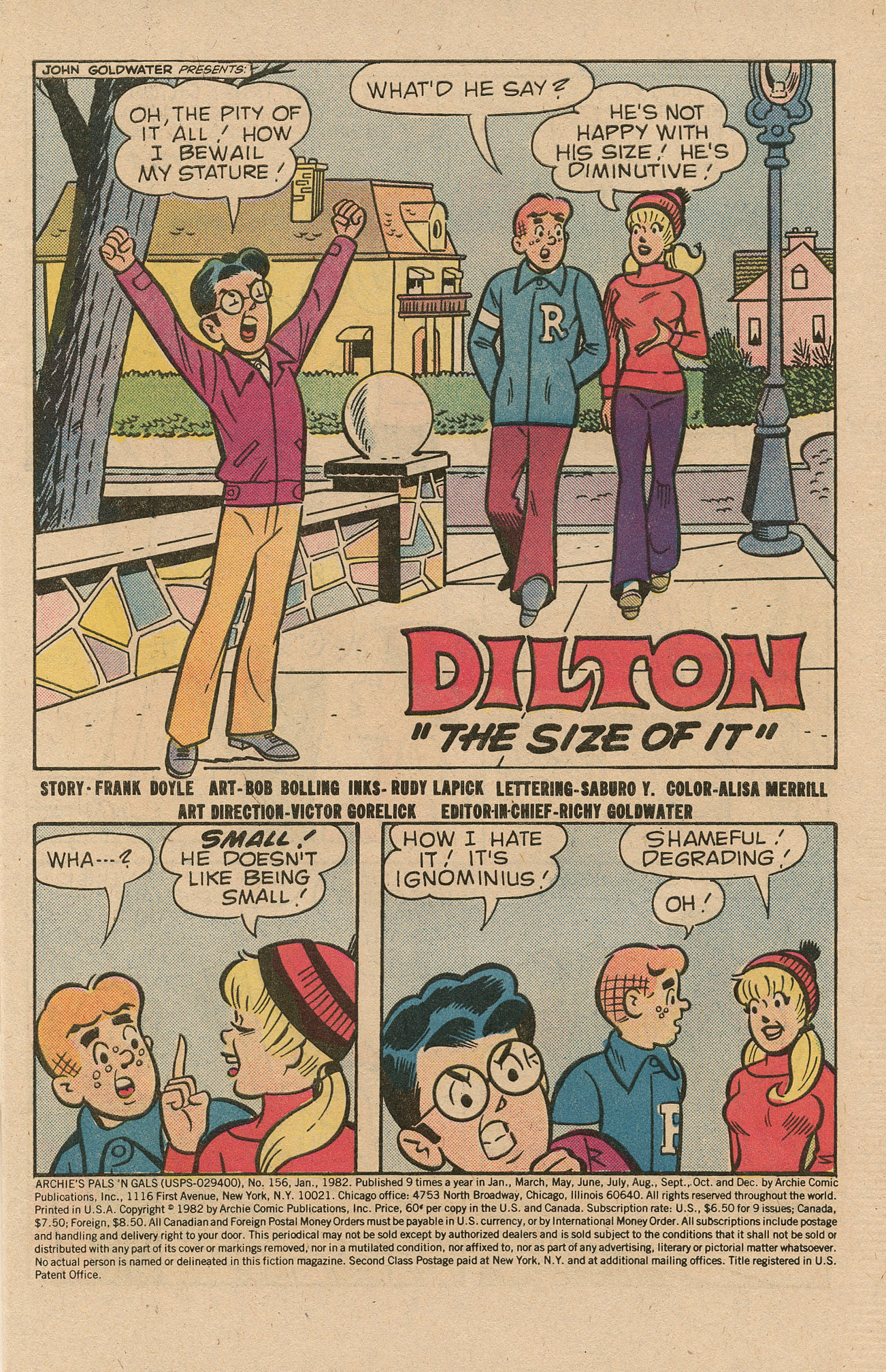 Read online Archie's Pals 'N' Gals (1952) comic -  Issue #156 - 3