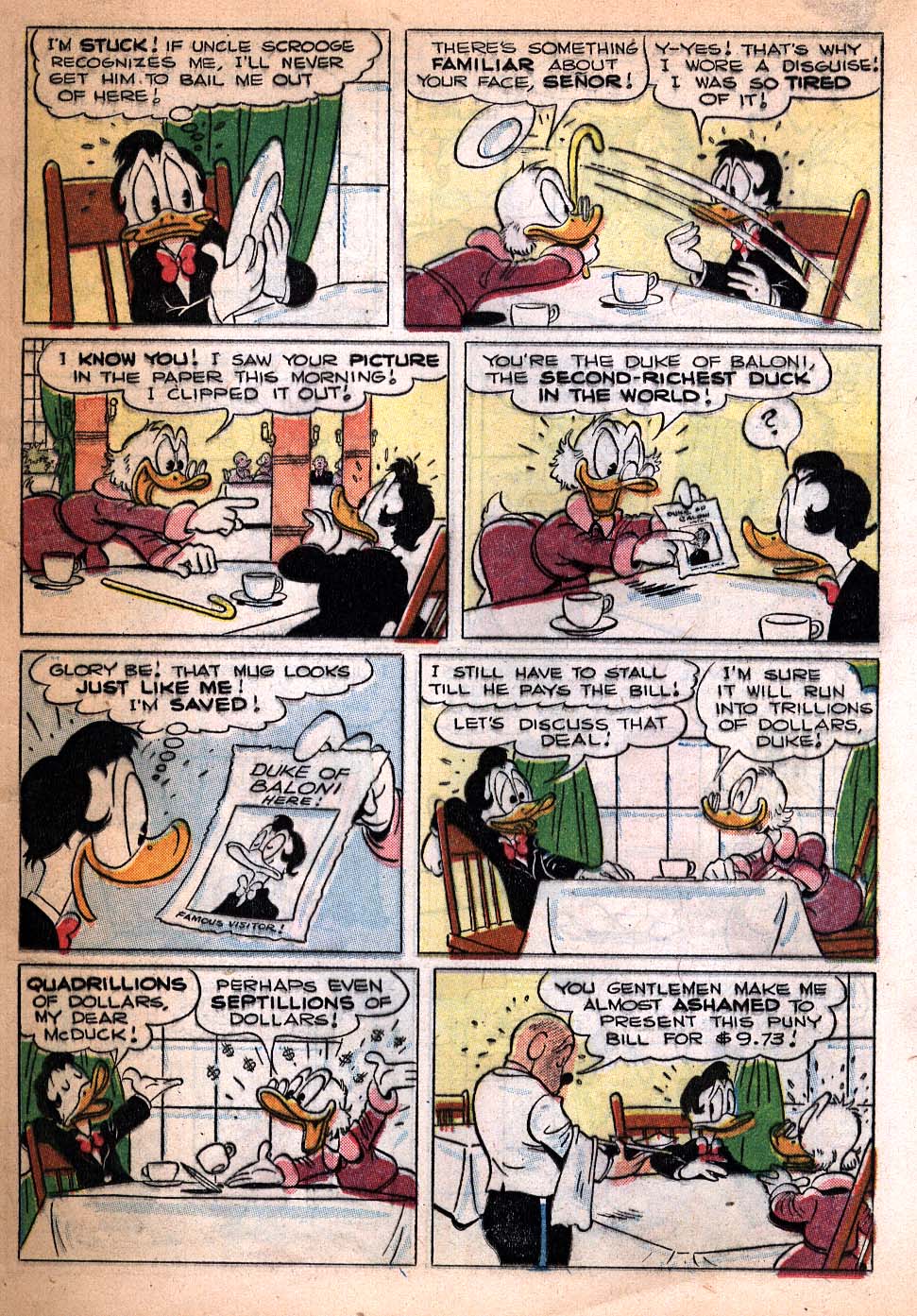 Read online Walt Disney's Comics and Stories comic -  Issue #148 - 9