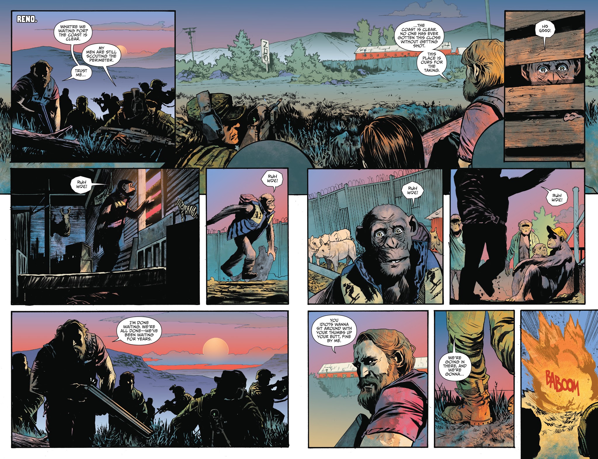 Read online War for the Planet of the Apes comic -  Issue #4 - 6