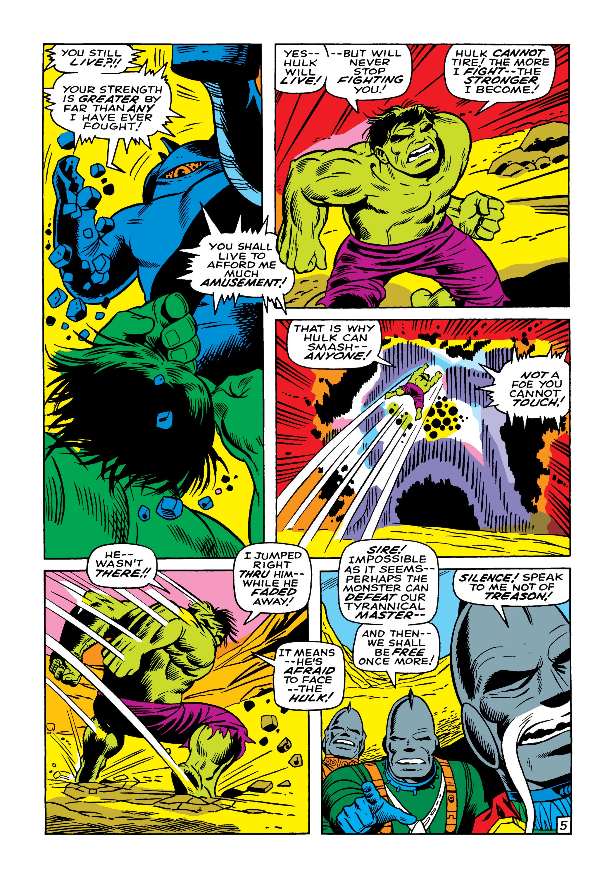Read online Marvel Masterworks: The Incredible Hulk comic -  Issue # TPB 5 (Part 1) - 32