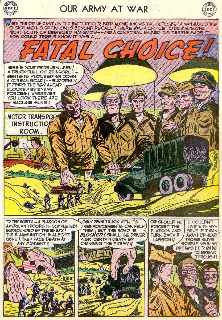 Read online Our Army at War (1952) comic -  Issue #9 - 19