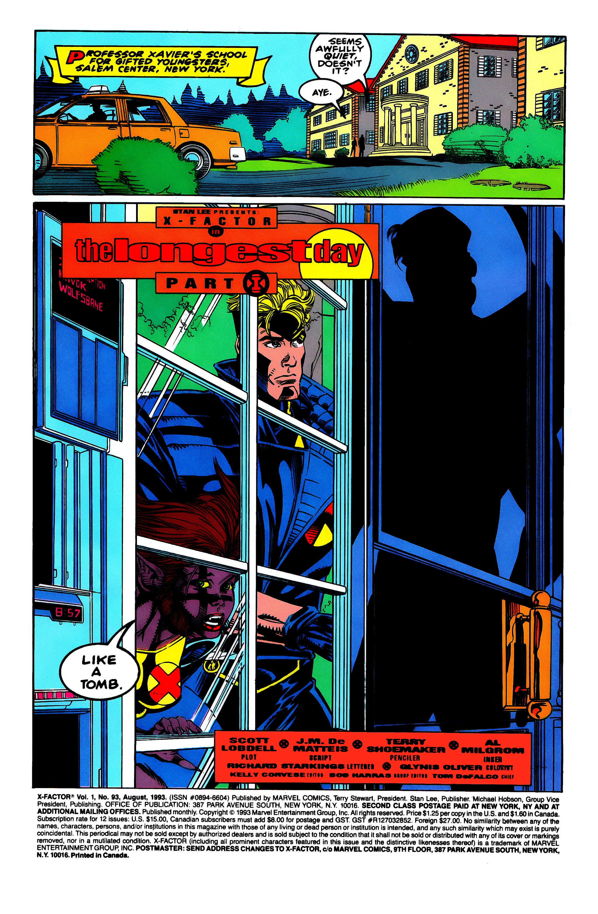 Read online X-Factor (1986) comic -  Issue #93 - 2