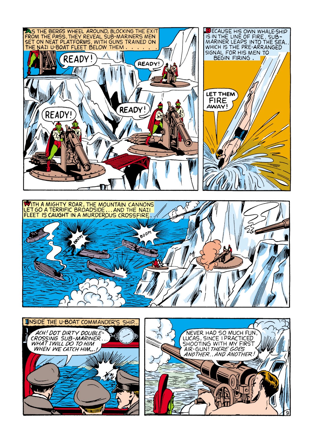 Read online Sub-Mariner Comics comic -  Issue #1 - 11