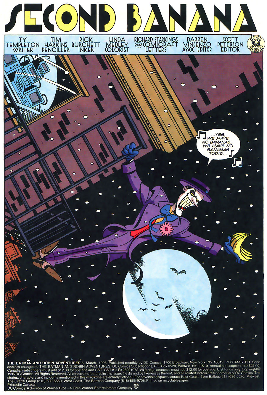 Read online The Batman and Robin Adventures comic -  Issue #5 - 2