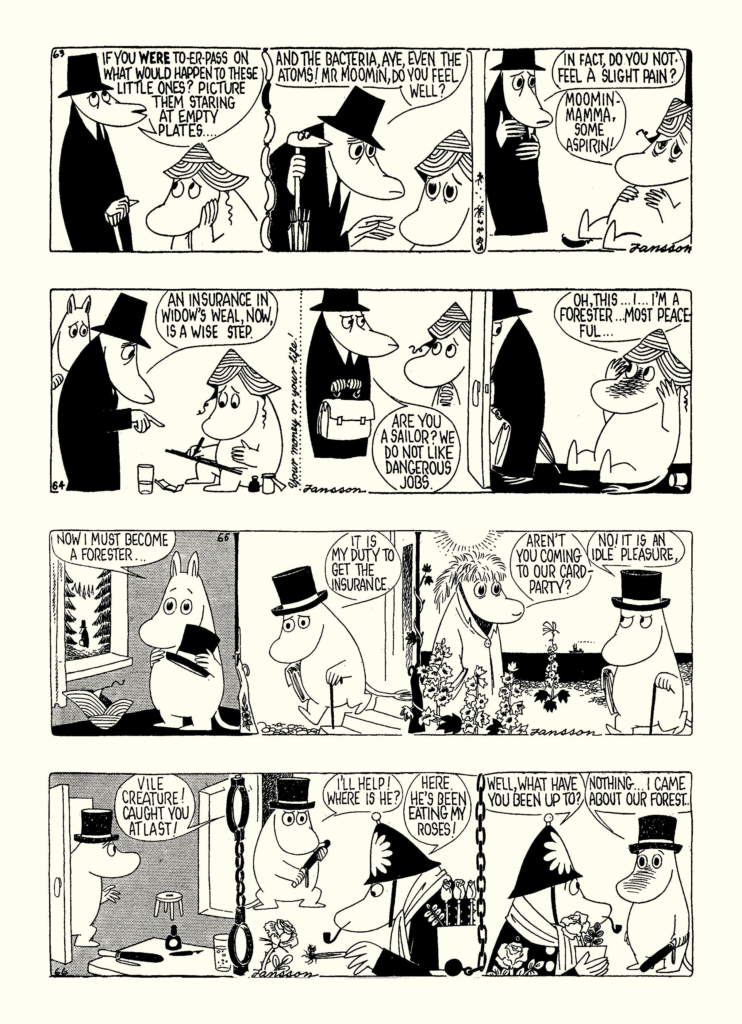 Read online Moomin: The Complete Tove Jansson Comic Strip comic -  Issue # TPB 4 - 53