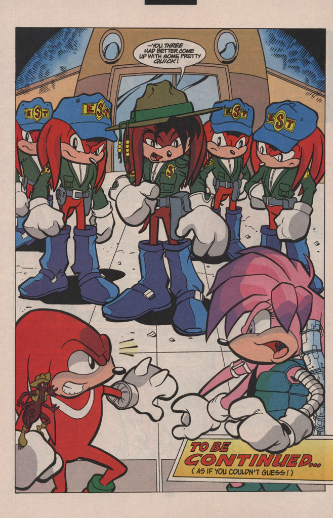Read online Knuckles the Echidna comic -  Issue #4 - 30