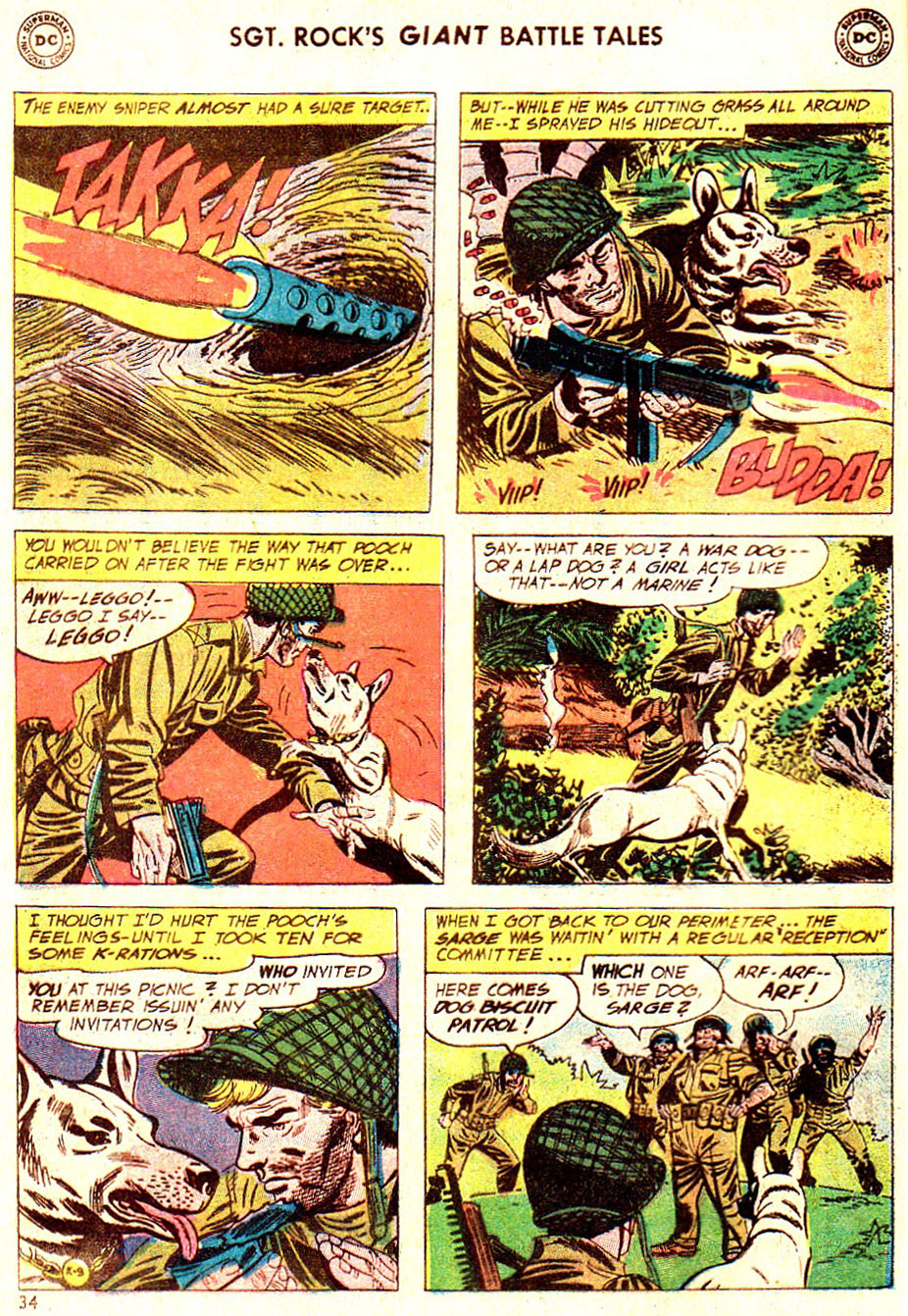 Read online Our Army at War (1952) comic -  Issue #177 - 36