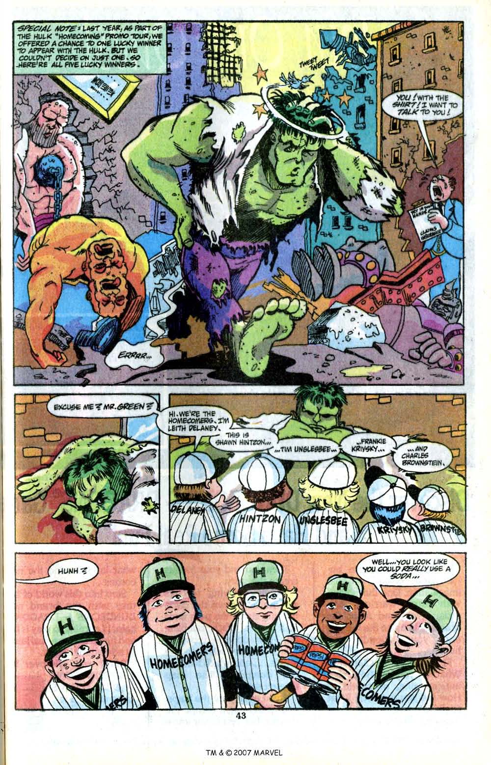 Read online The Incredible Hulk Annual comic -  Issue #17 - 45