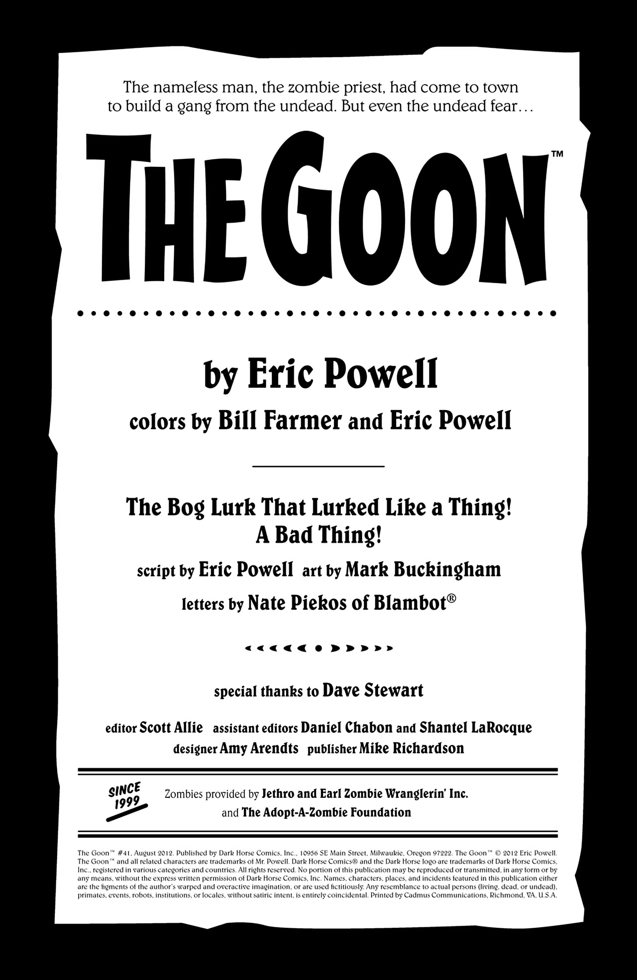 Read online The Goon (2003) comic -  Issue #41 - 2