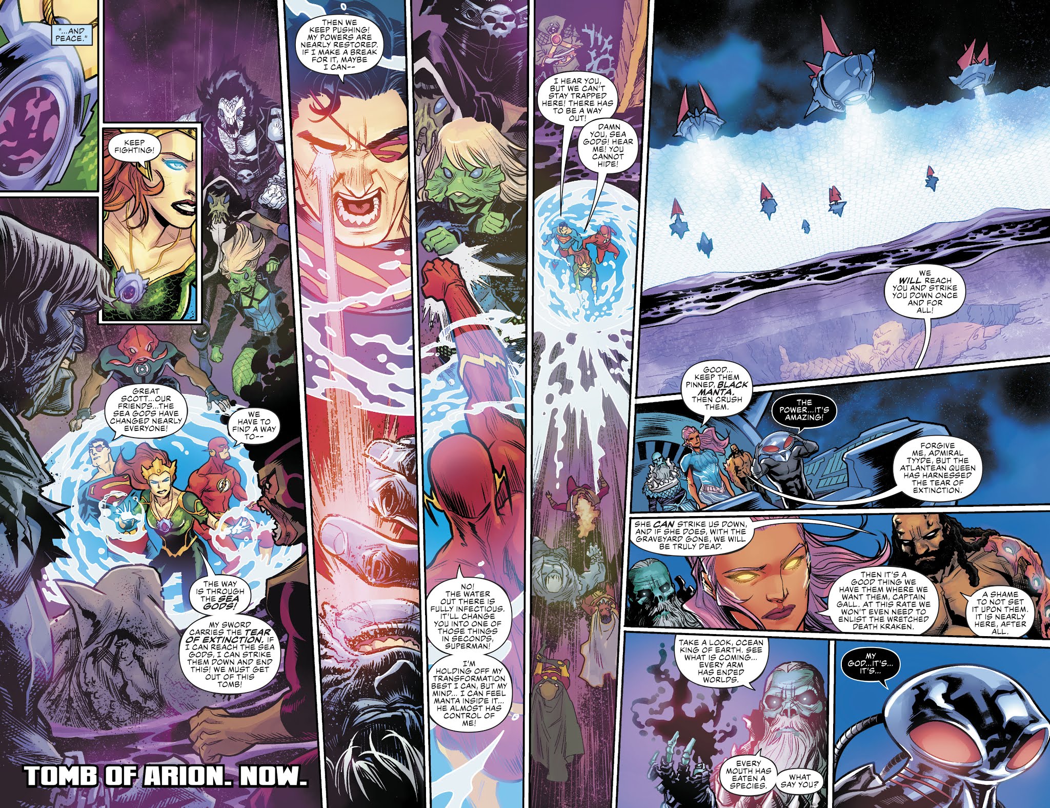 Read online Aquaman/Justice League: Drowned Earth Special comic -  Issue # Full - 5