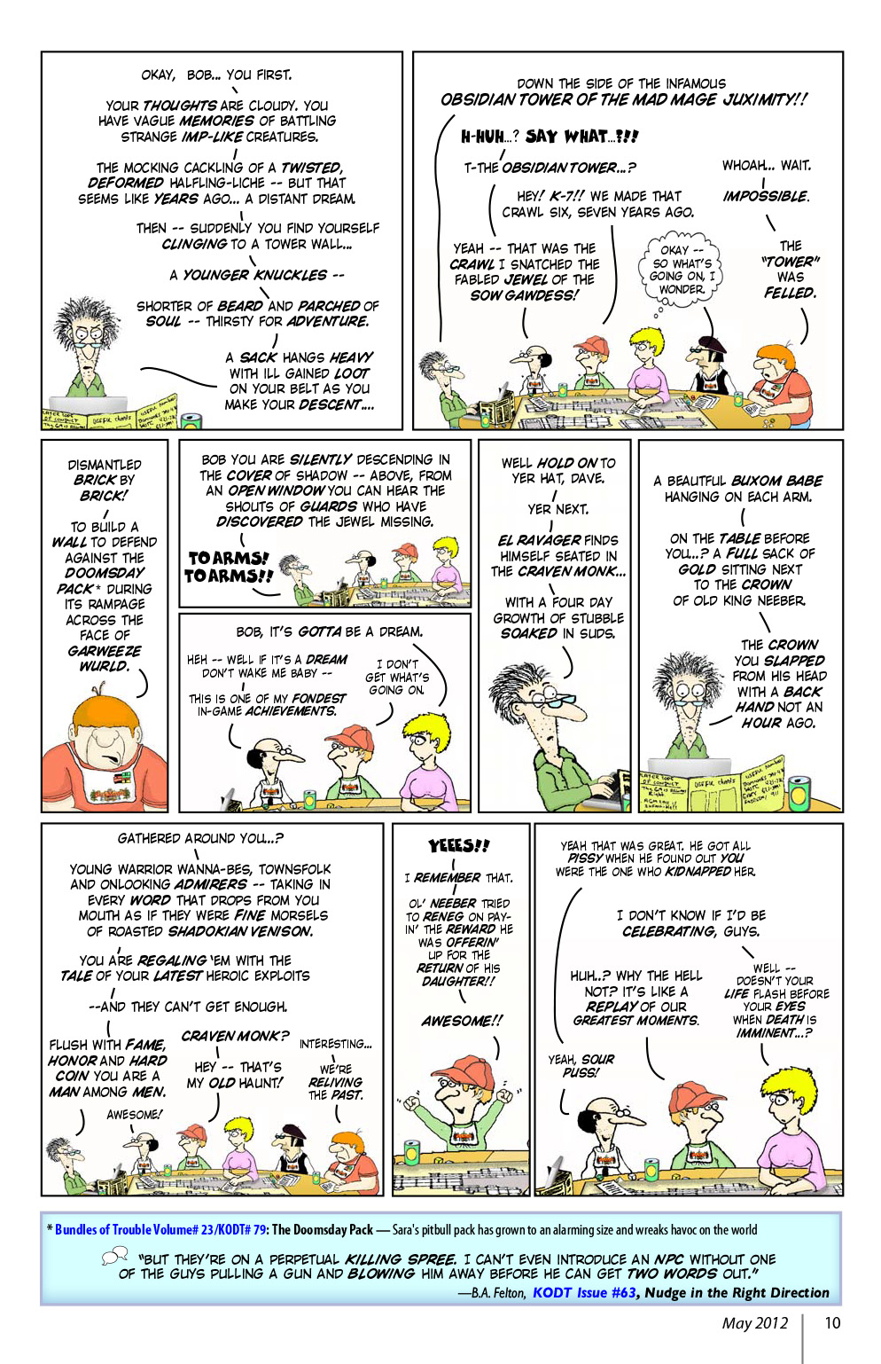 Read online Knights of the Dinner Table comic -  Issue #187 - 12