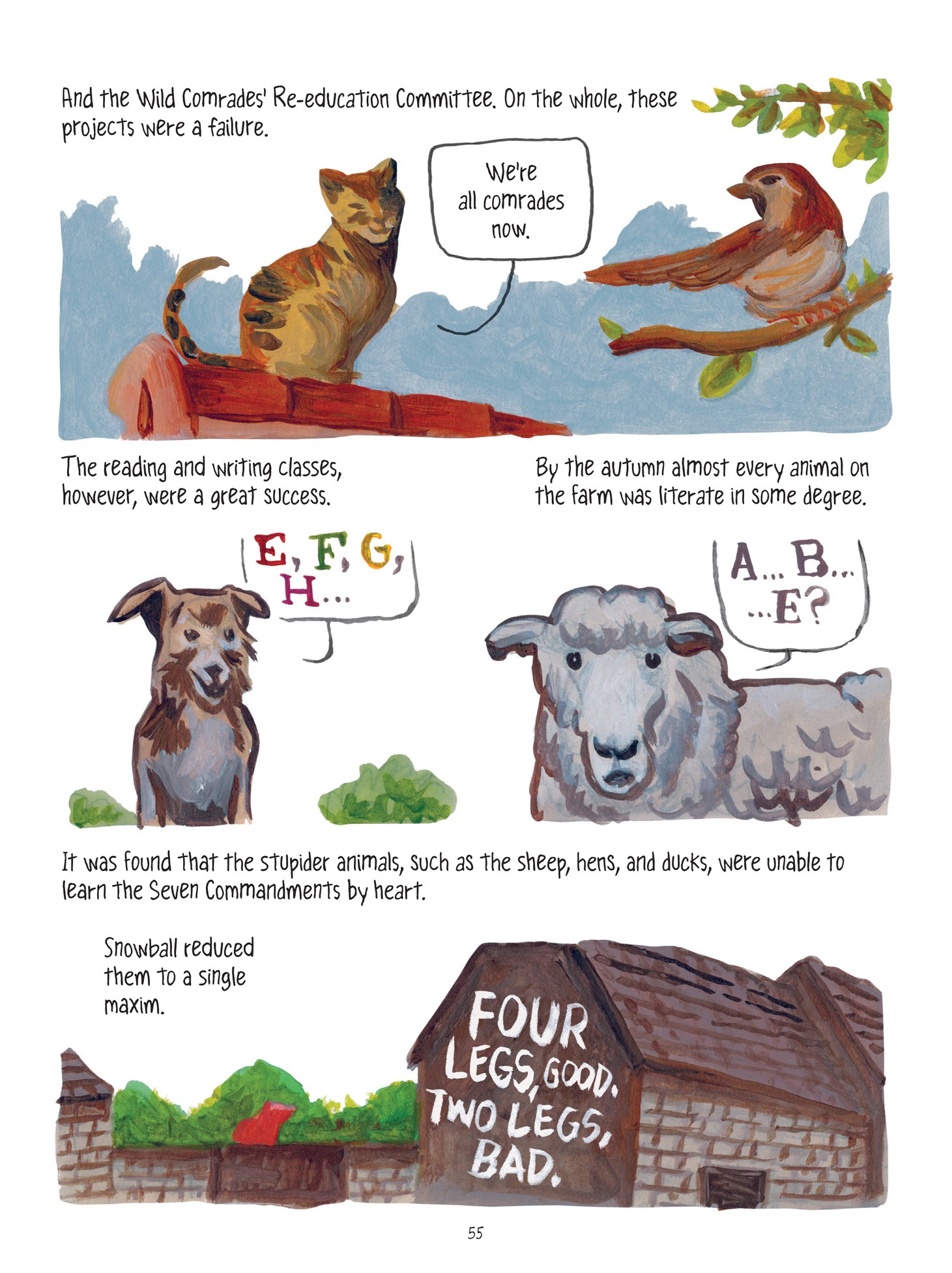 Read online Animal Farm: The Graphic Novel comic -  Issue # TPB (Part 1) - 50