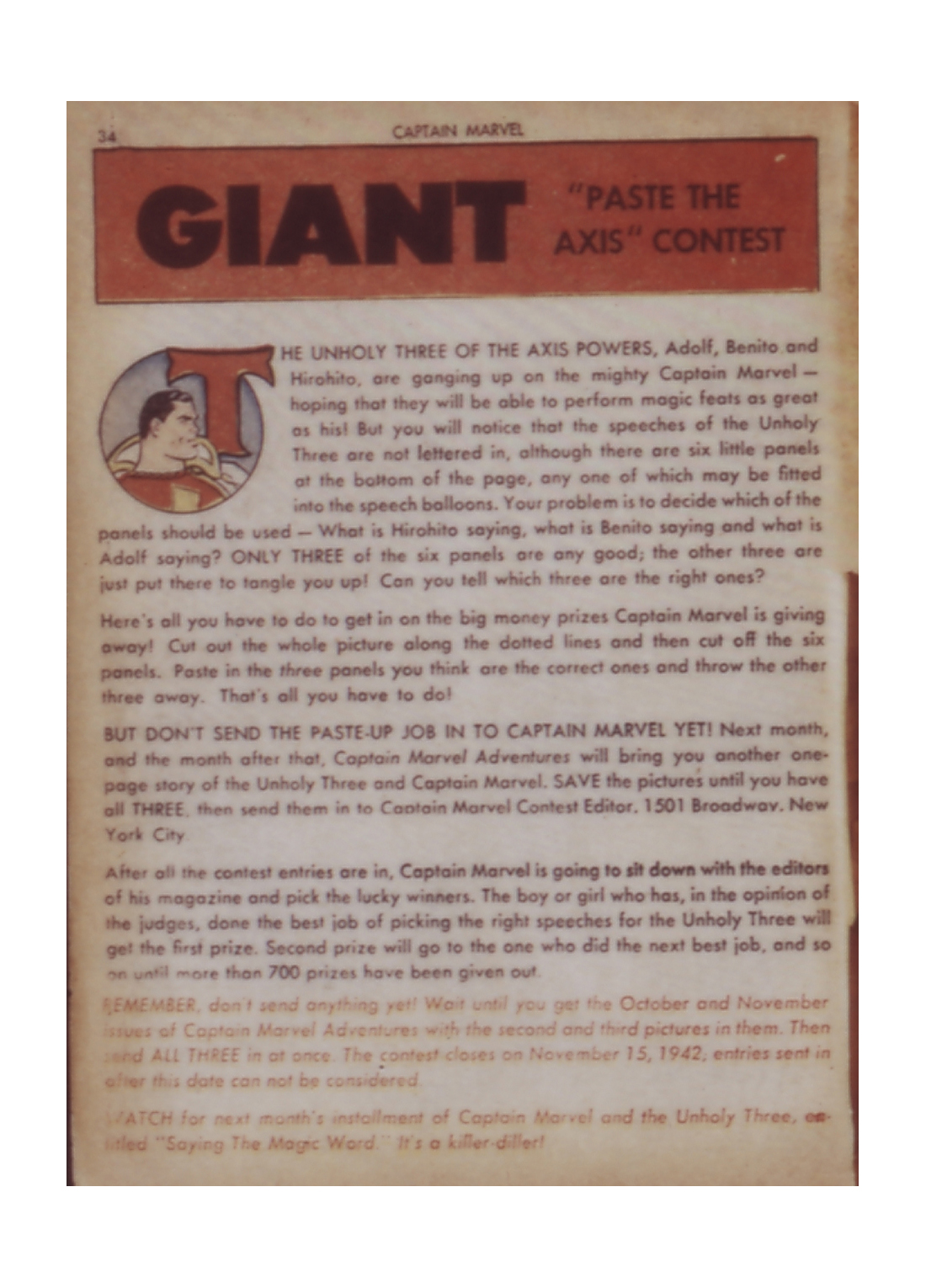 Read online Captain Marvel Adventures comic -  Issue #15 - 35