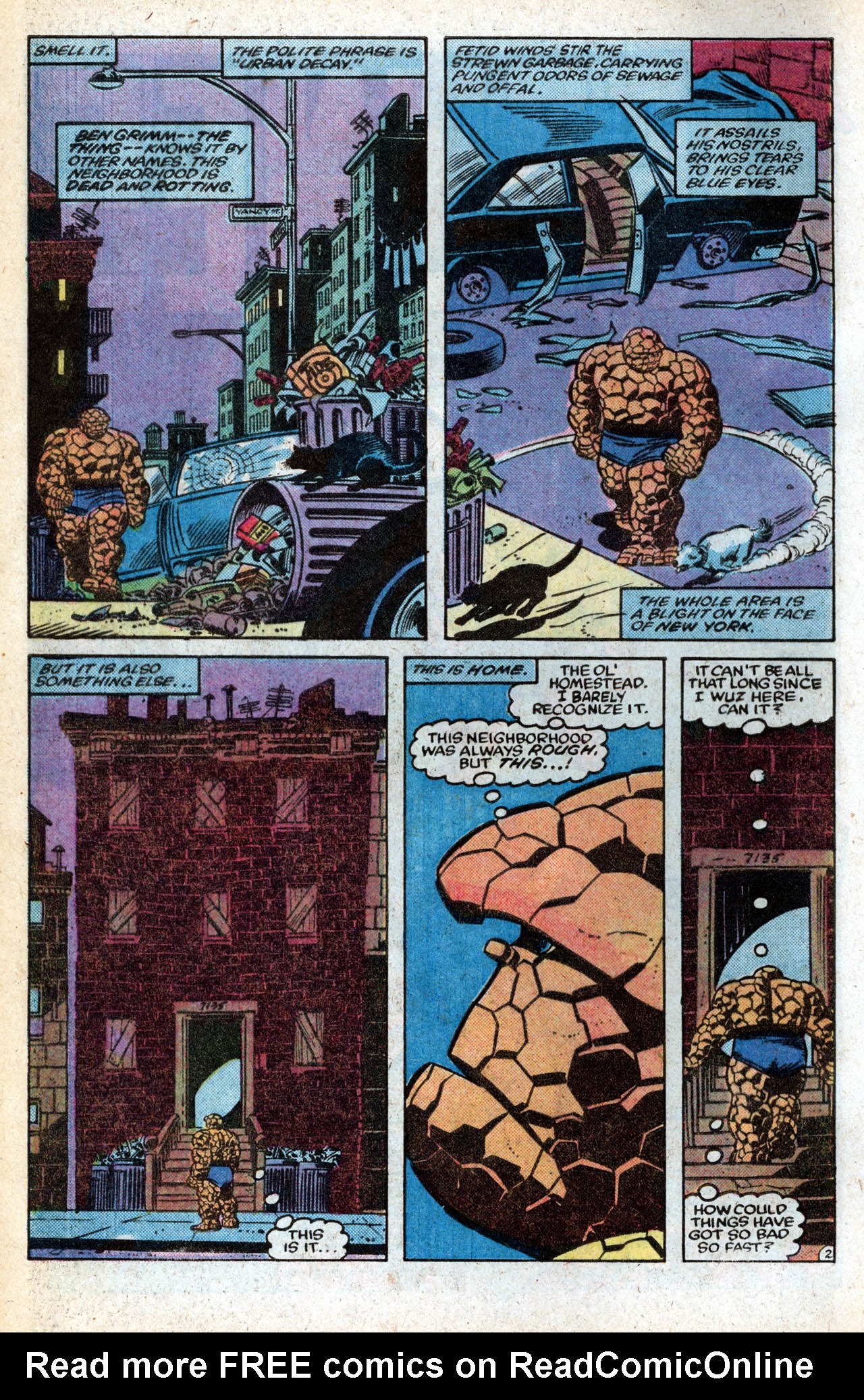 Read online The Thing comic -  Issue #1 - 4