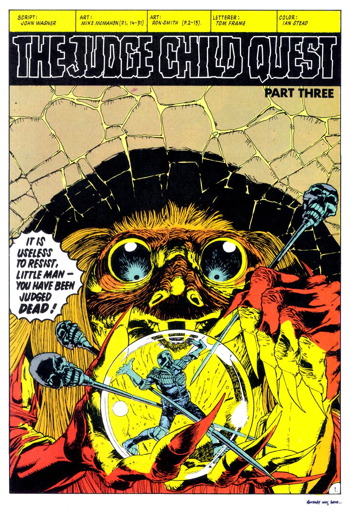 Read online Judge Dredd: The Judge Child Quest comic -  Issue #3 - 3