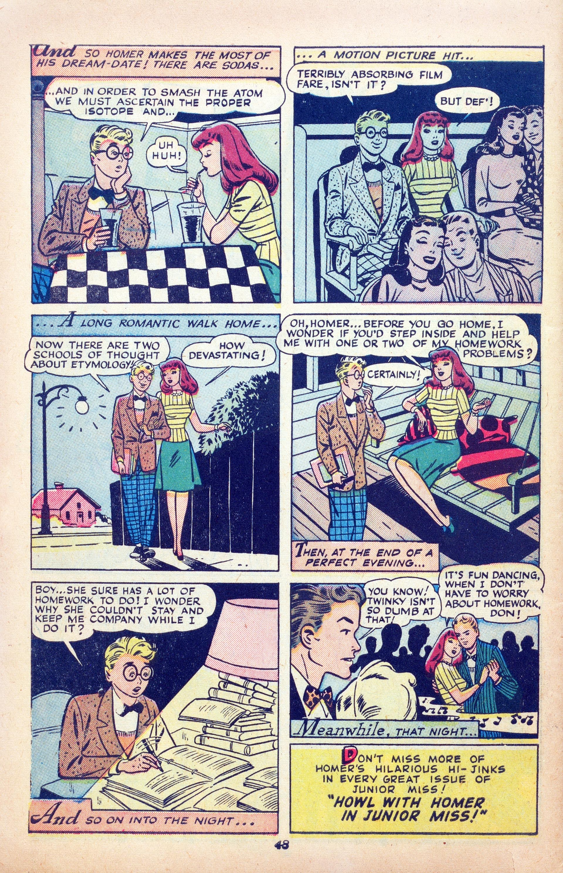 Read online Junior Miss (1947) comic -  Issue #26 - 41