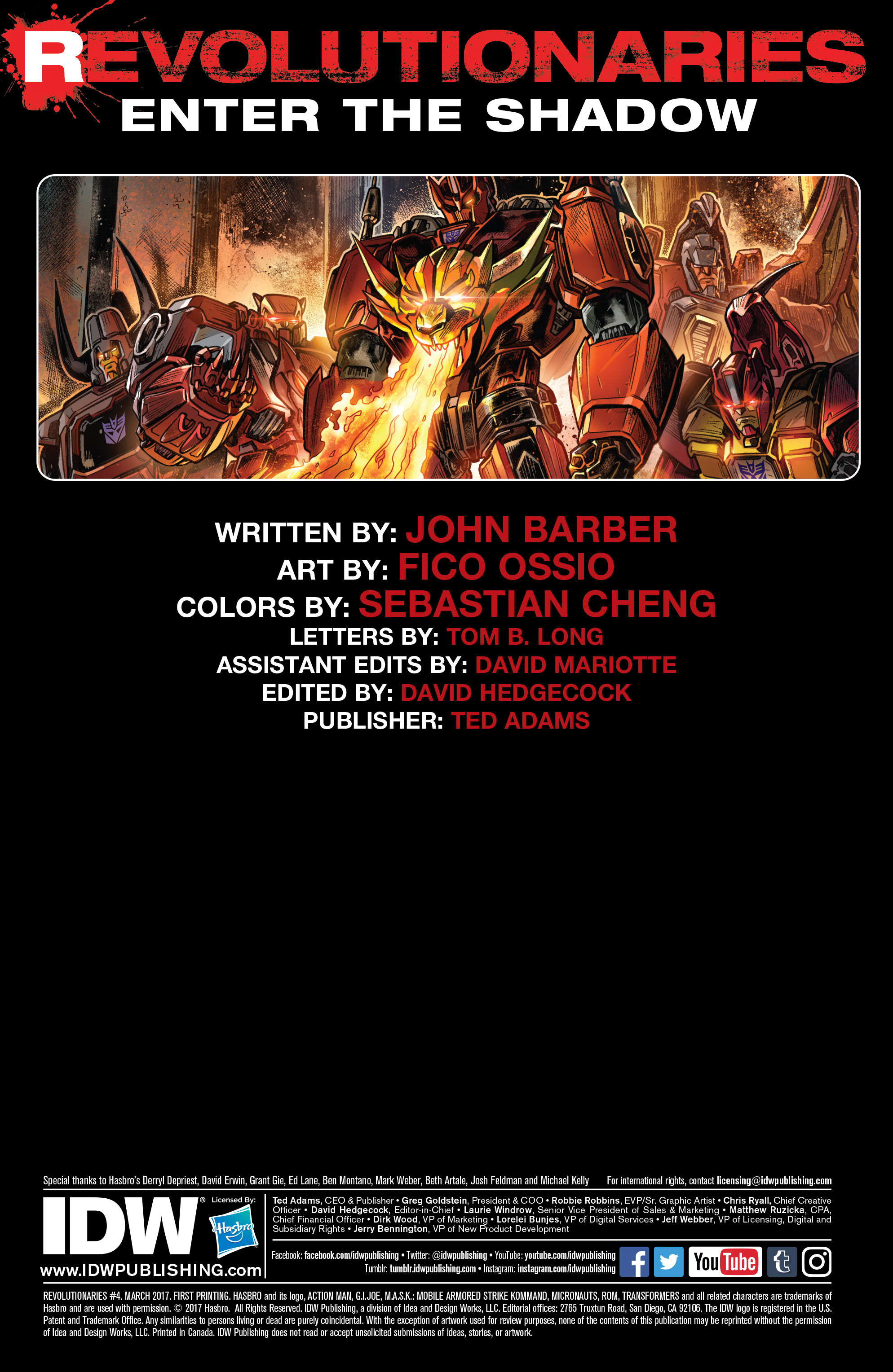 Read online Revolutionaries comic -  Issue #4 - 2