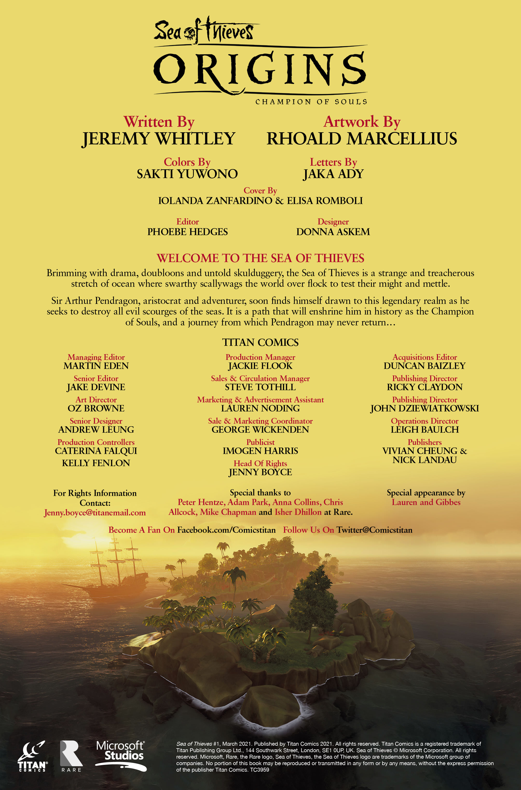 Read online Sea of Thieves comic -  Issue #1 - 2