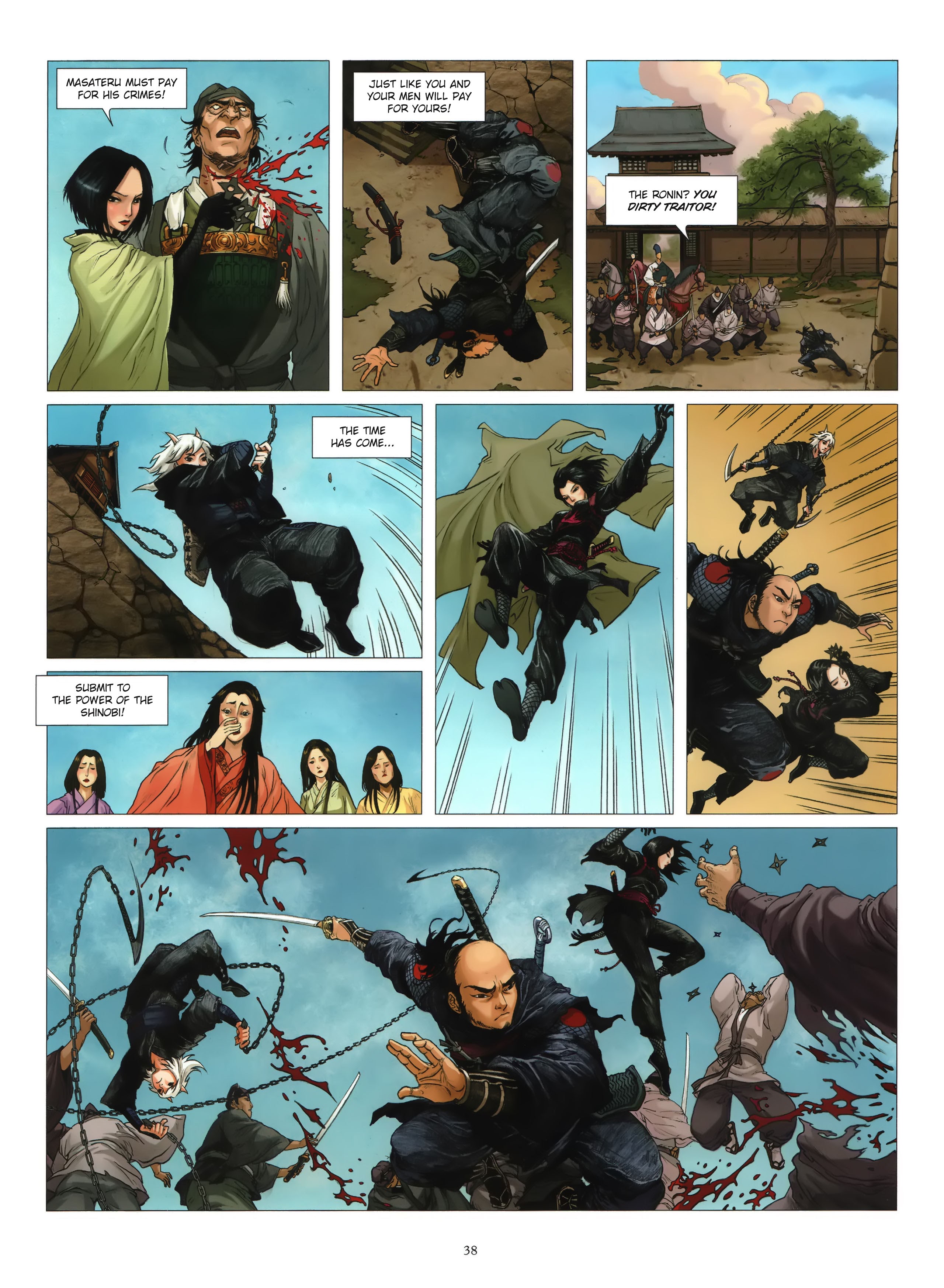 Read online Shadow of the Shinobi comic -  Issue #1 - 39