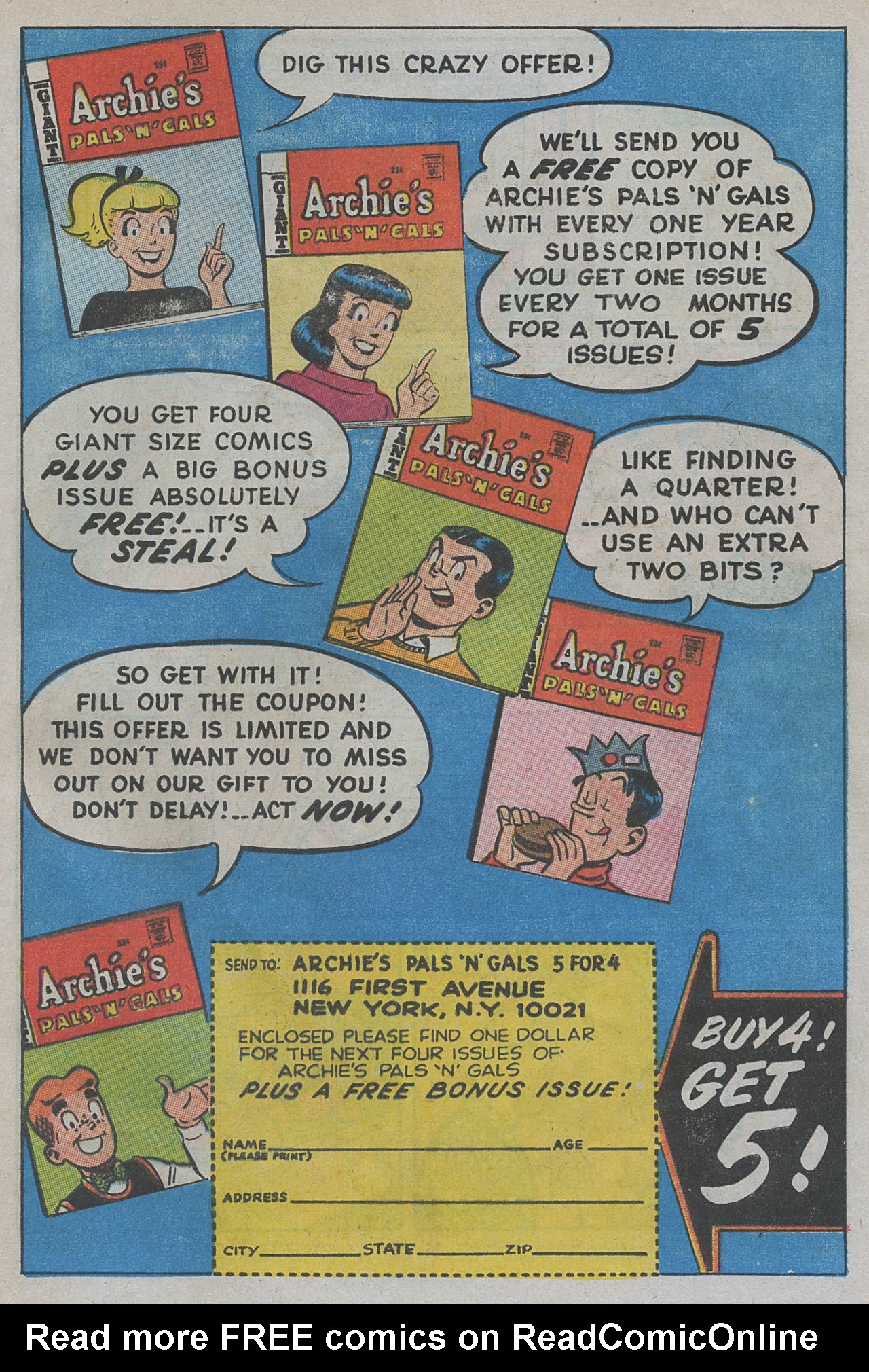 Read online Archie Giant Series Magazine comic -  Issue #154 - 54