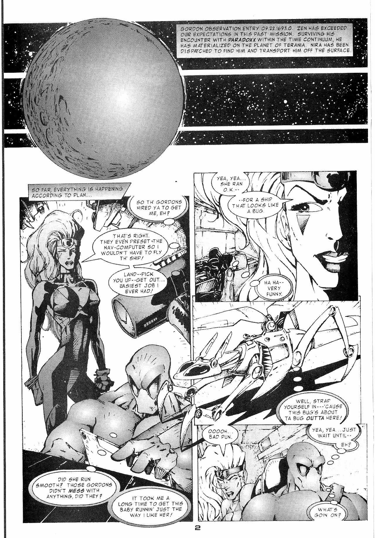 Read online Zen Intergalactic Ninja : The Hunted comic -  Issue #1 - 4