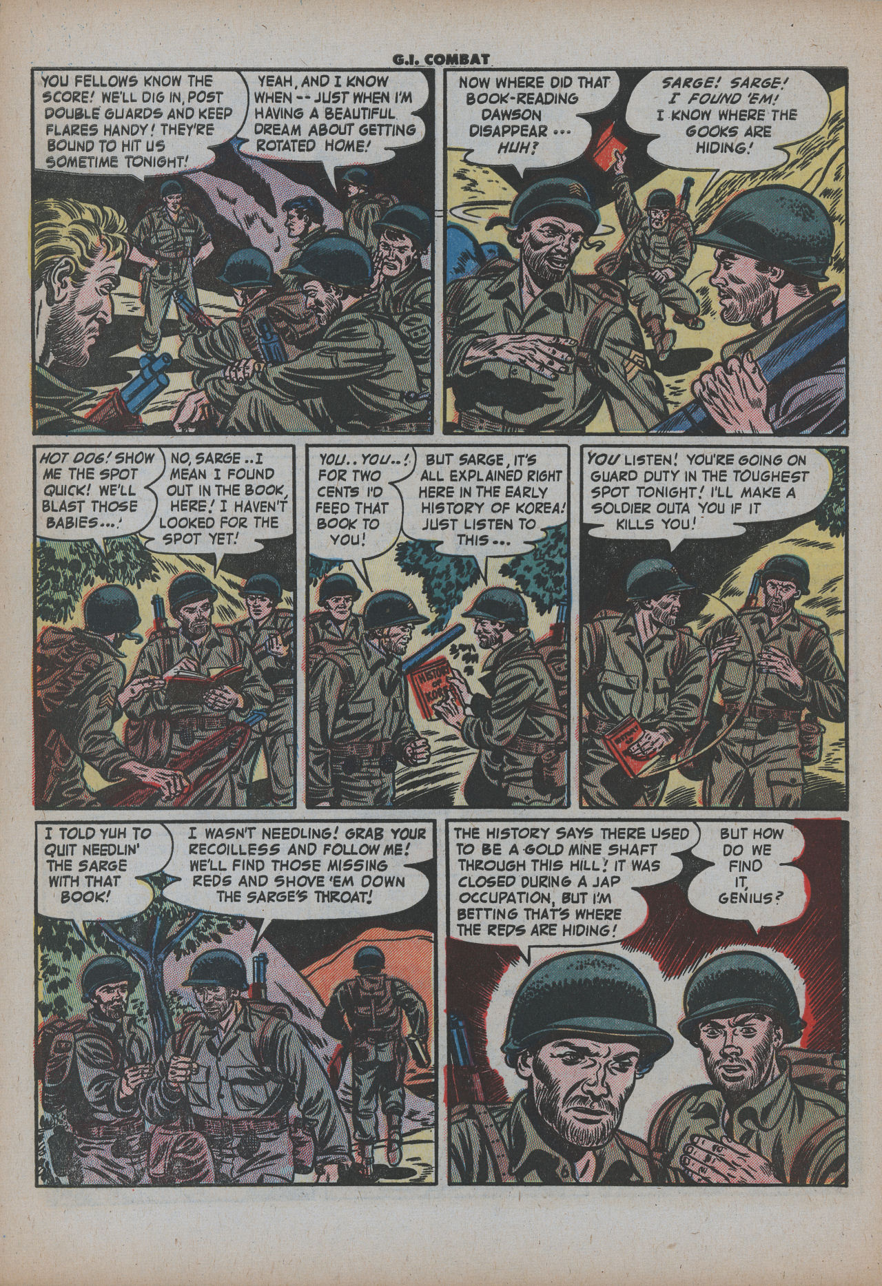 Read online G.I. Combat (1952) comic -  Issue #8 - 9