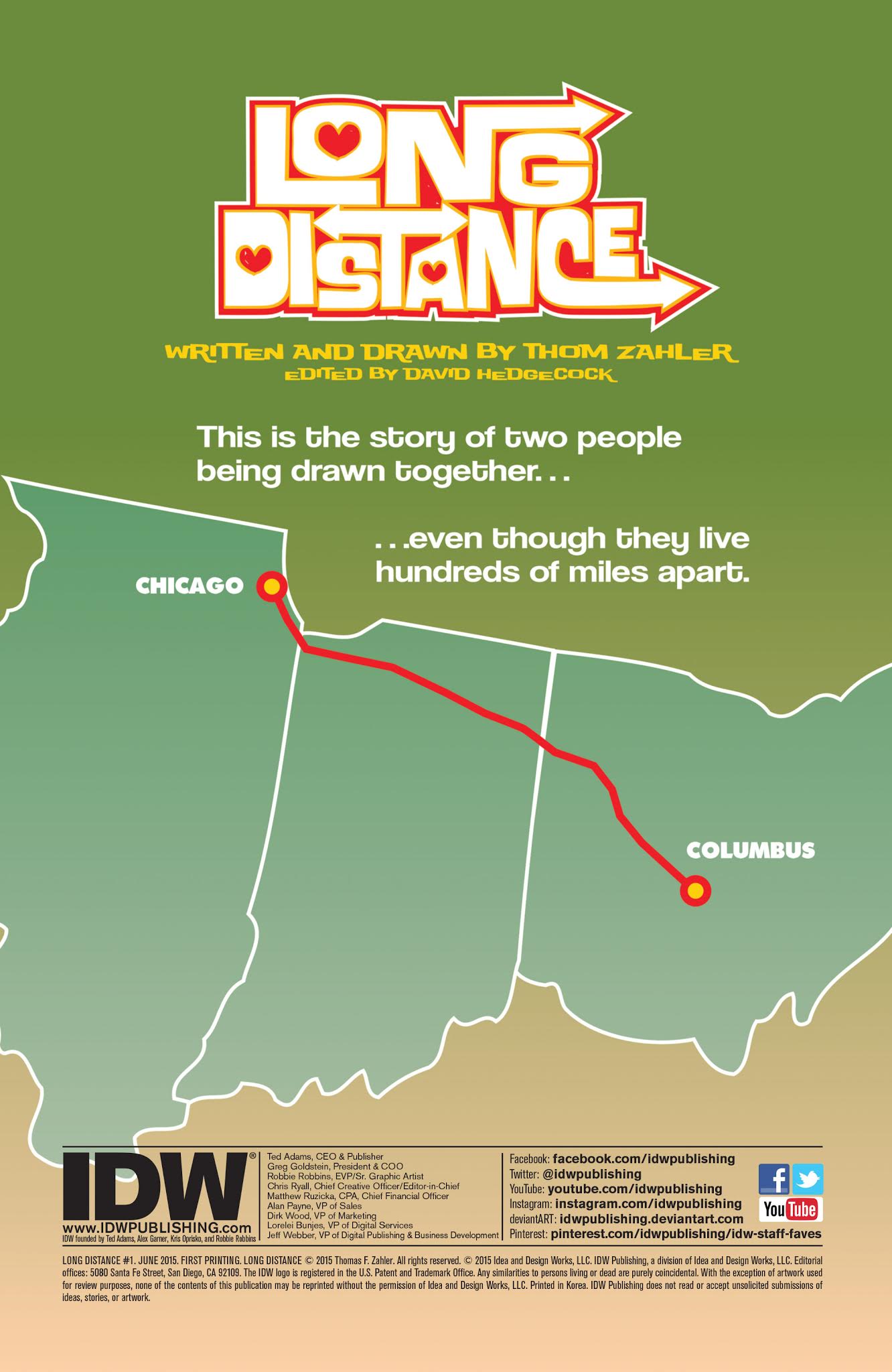 Read online Long Distance comic -  Issue #1 - 2