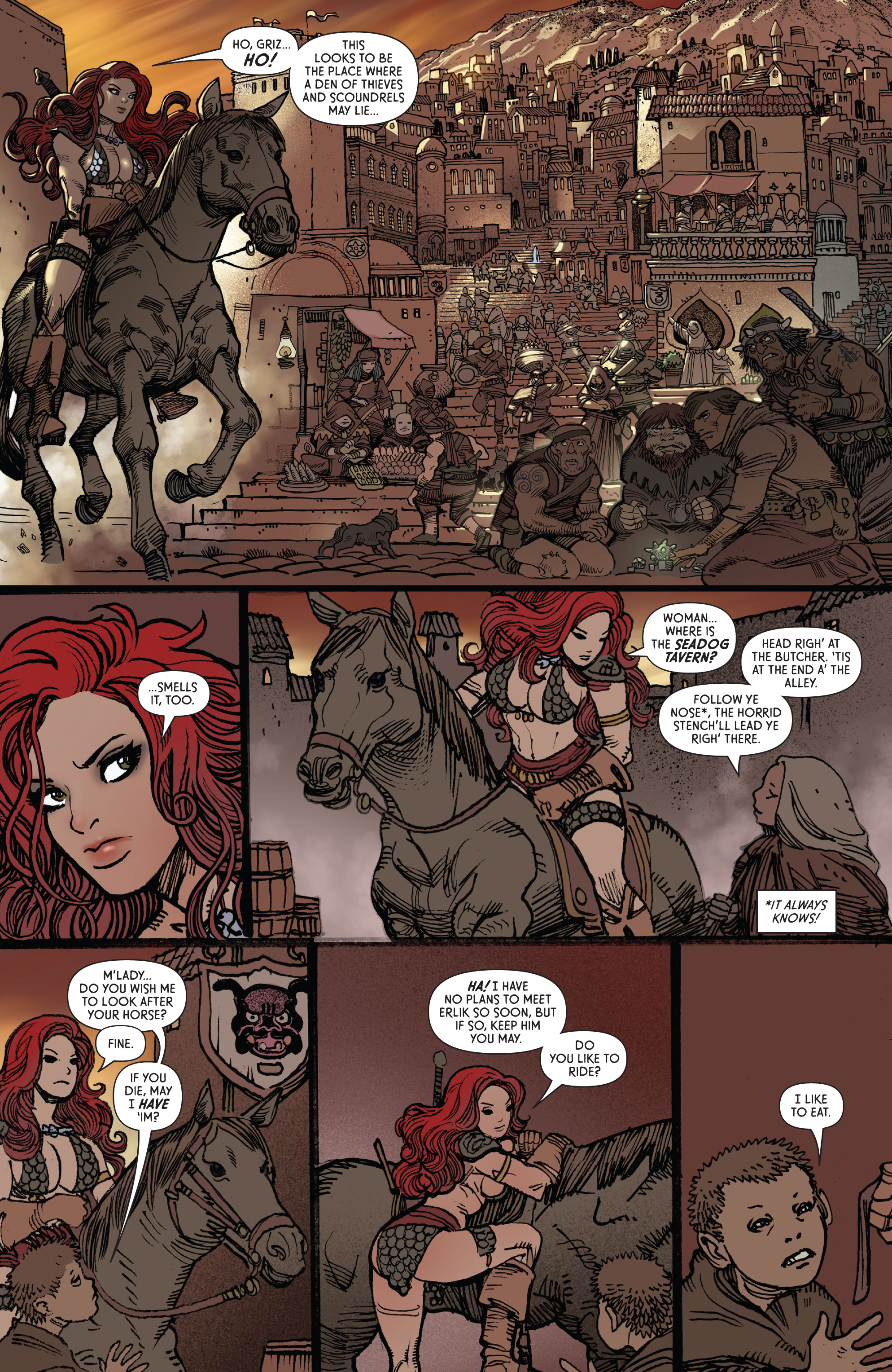 Read online The Invincible Red Sonja comic -  Issue #3 - 11