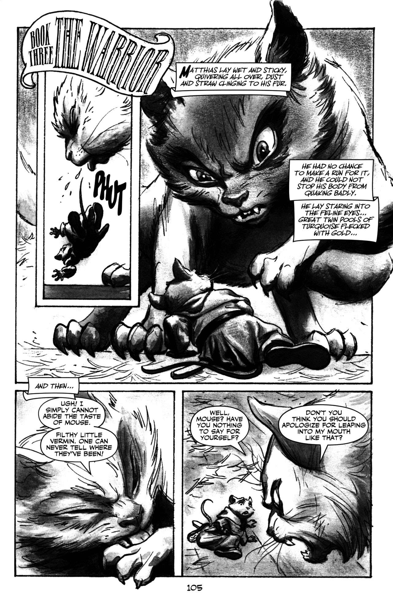 Read online Redwall: The Graphic Novel comic -  Issue # TPB - 110