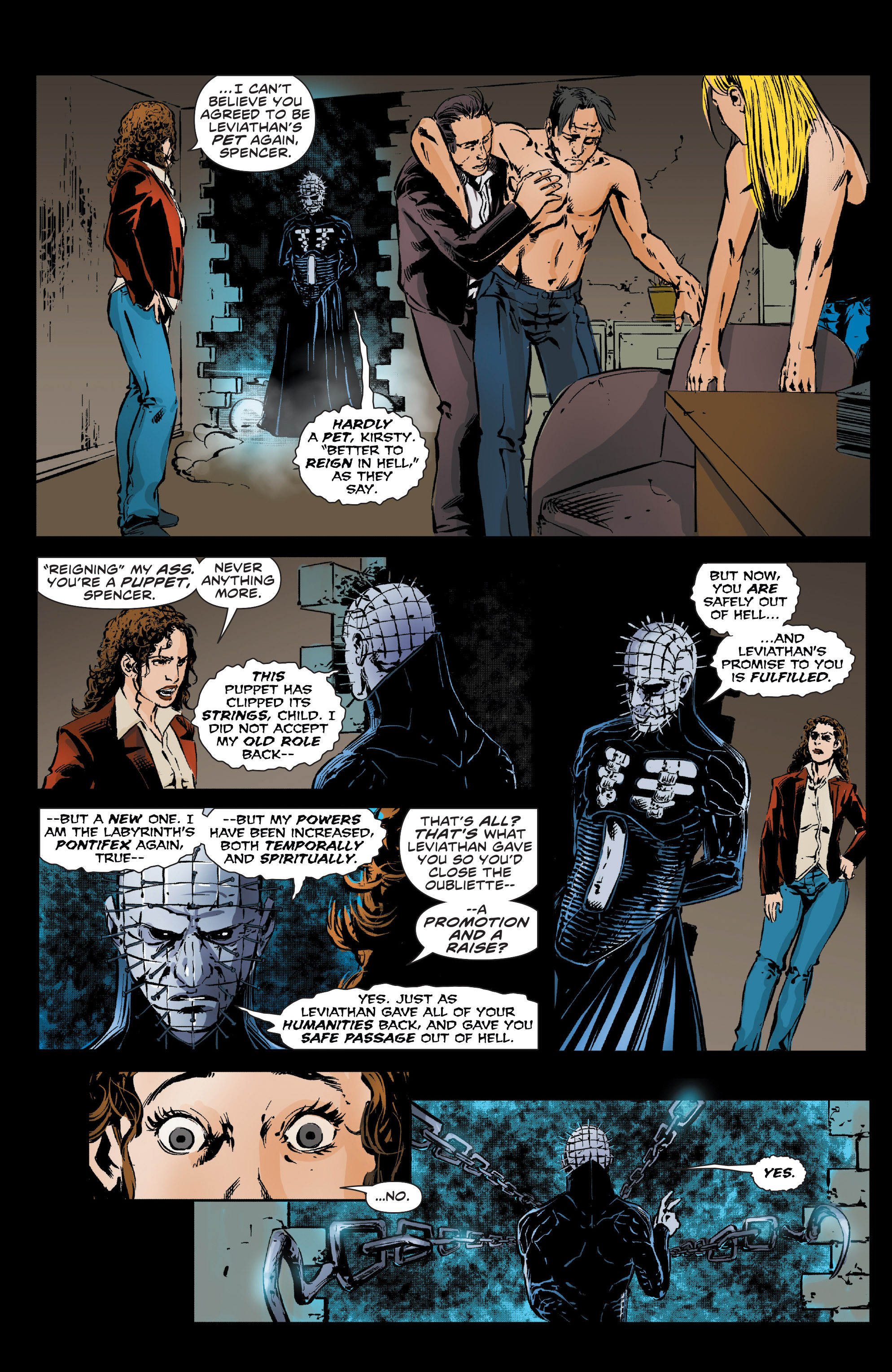Read online Clive Barker's Hellraiser: The Dark Watch comic -  Issue # TPB 3 - 126
