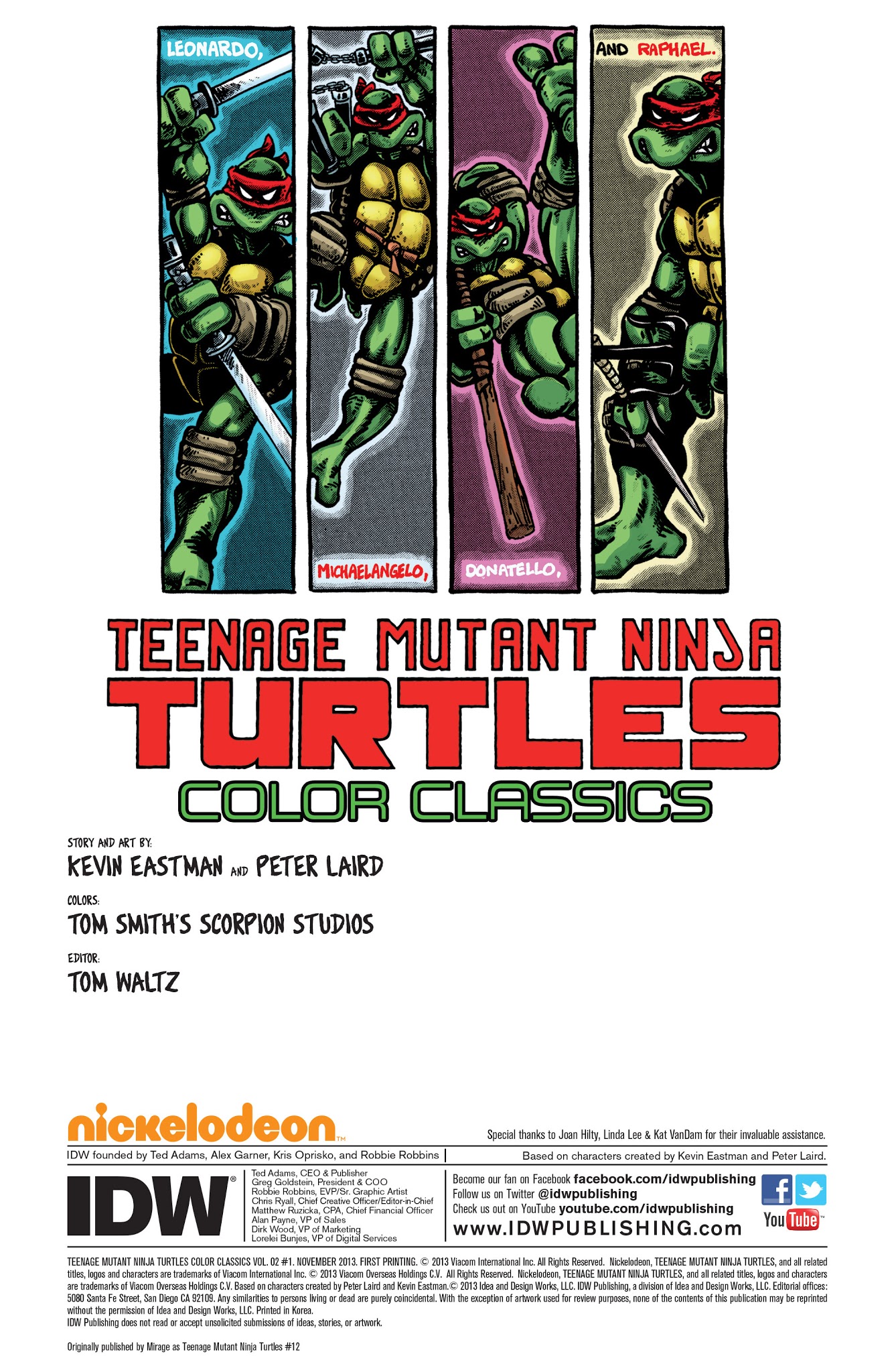 Read online Teenage Mutant Ninja Turtles Color Classics (2013) comic -  Issue #1 - 2