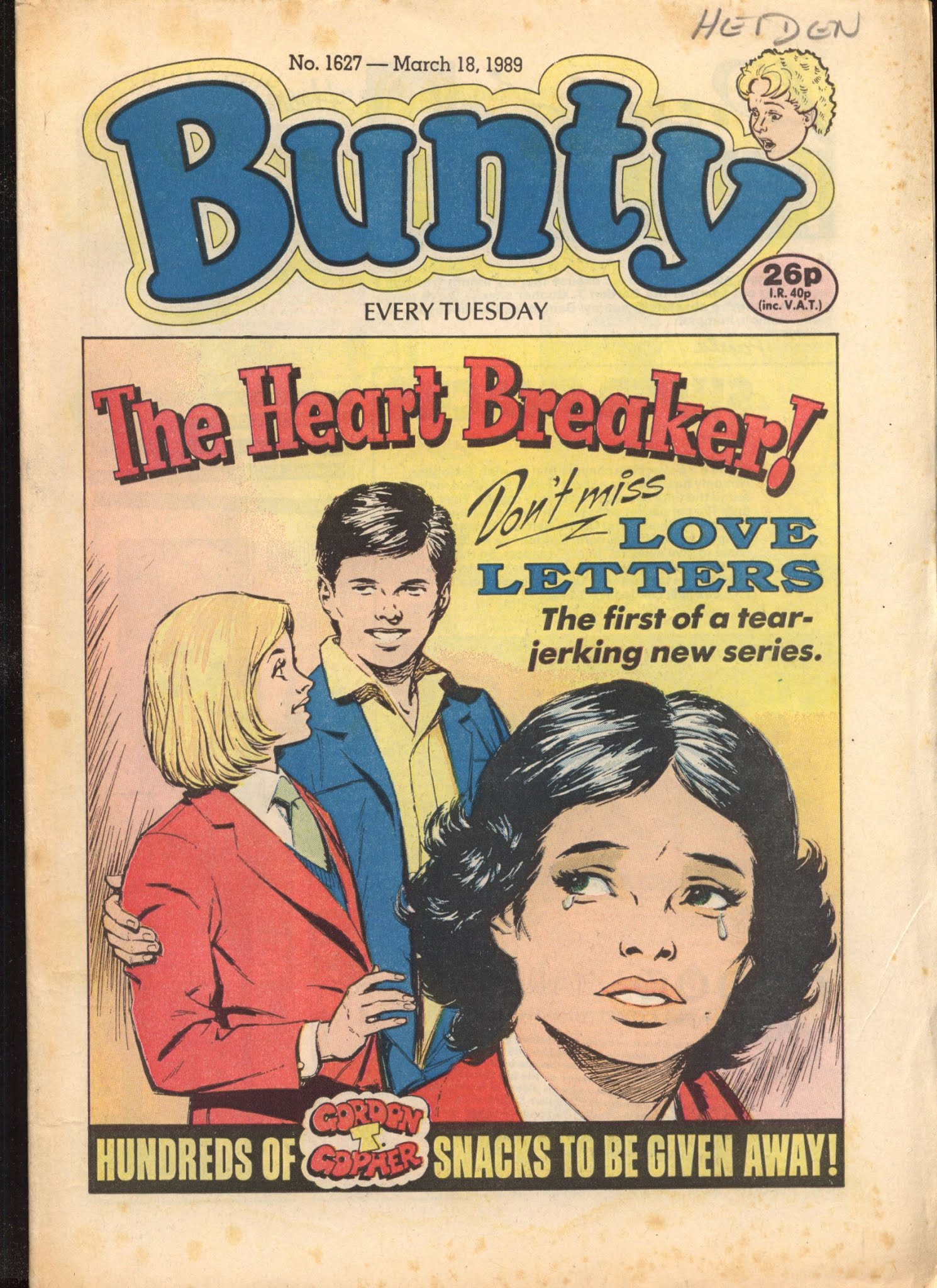Read online Bunty comic -  Issue #1627 - 1