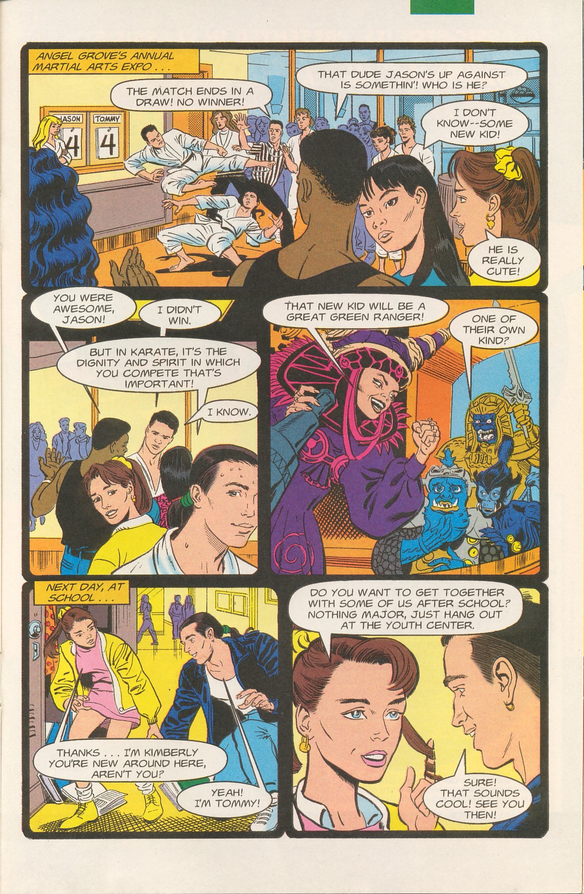 Read online Mighty Morphin Power Rangers Saga comic -  Issue #1 - 21