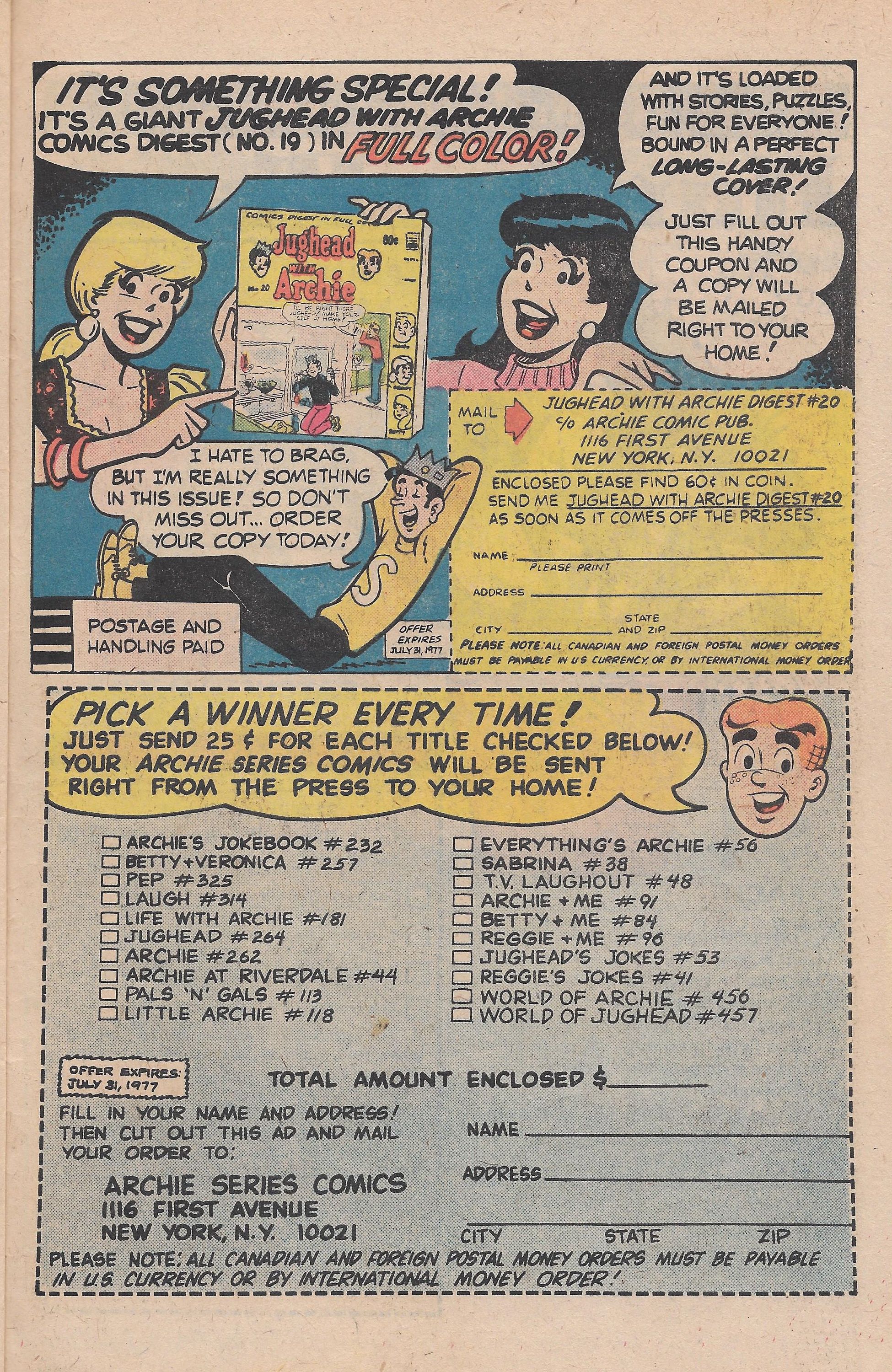 Read online Life With Archie (1958) comic -  Issue #180 - 27