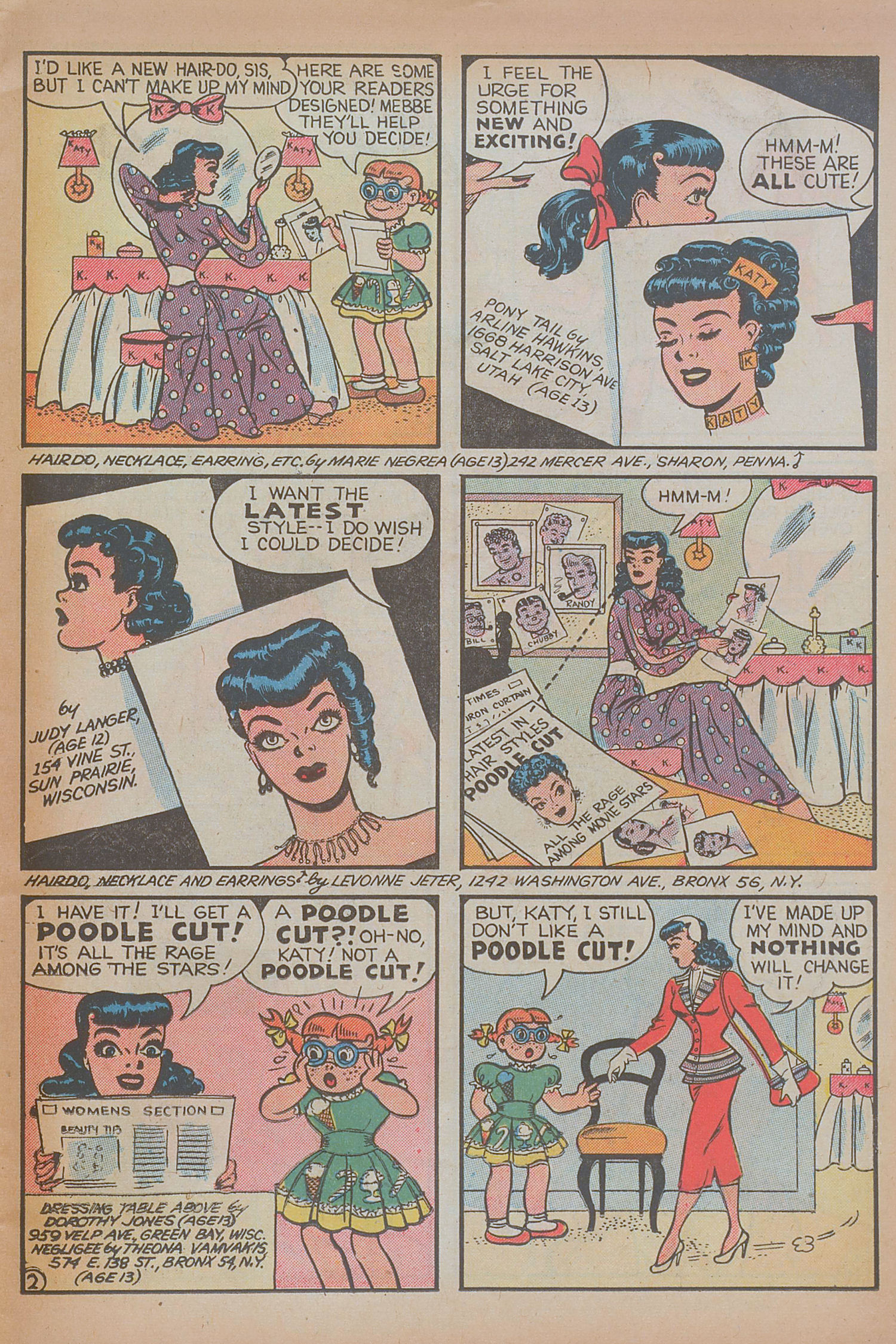 Read online Katy Keene (1949) comic -  Issue #8 - 11