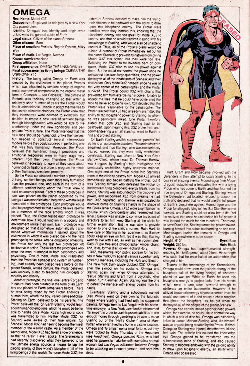 The Official Handbook of the Marvel Universe issue 14 - Page 10