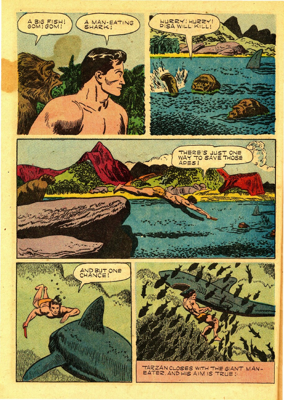 Read online Tarzan (1948) comic -  Issue #46 - 36