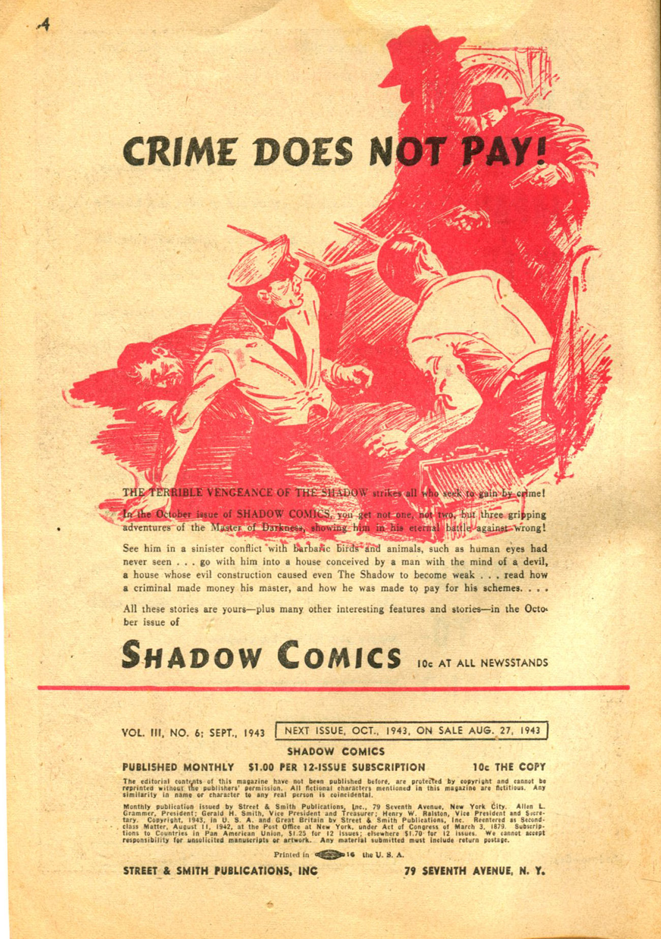 Read online Shadow Comics comic -  Issue #30 - 4