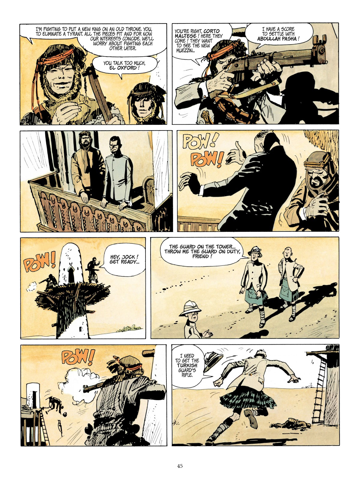 Read online Corto Maltese comic -  Issue # TPB 8 (Part 1) - 35