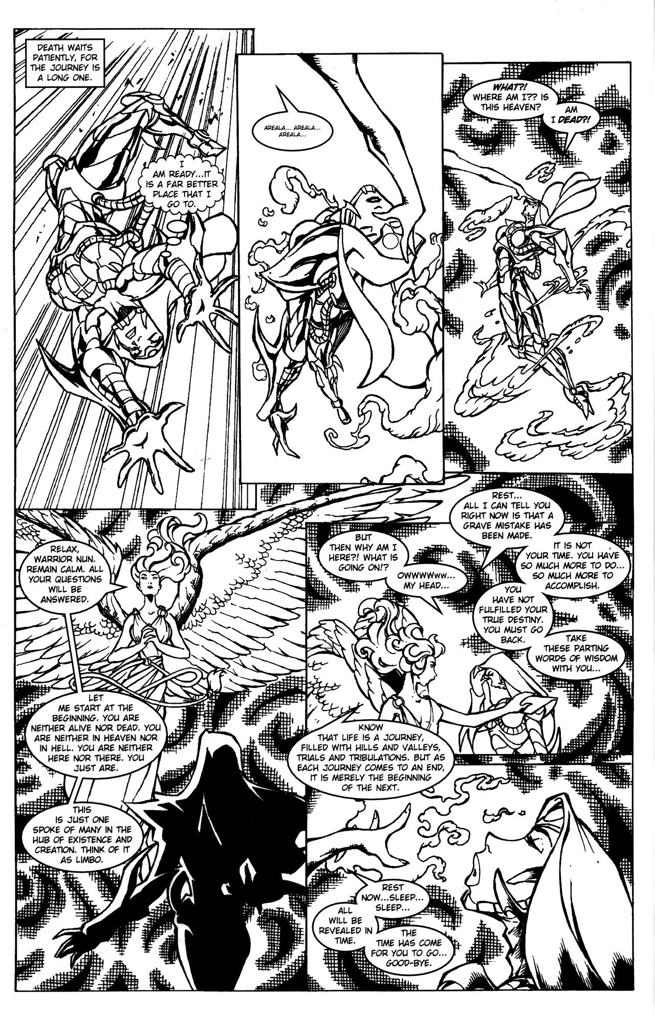 Read online Razor and Warrior Nun Areala: Dark Prophecy comic -  Issue #4 - 16