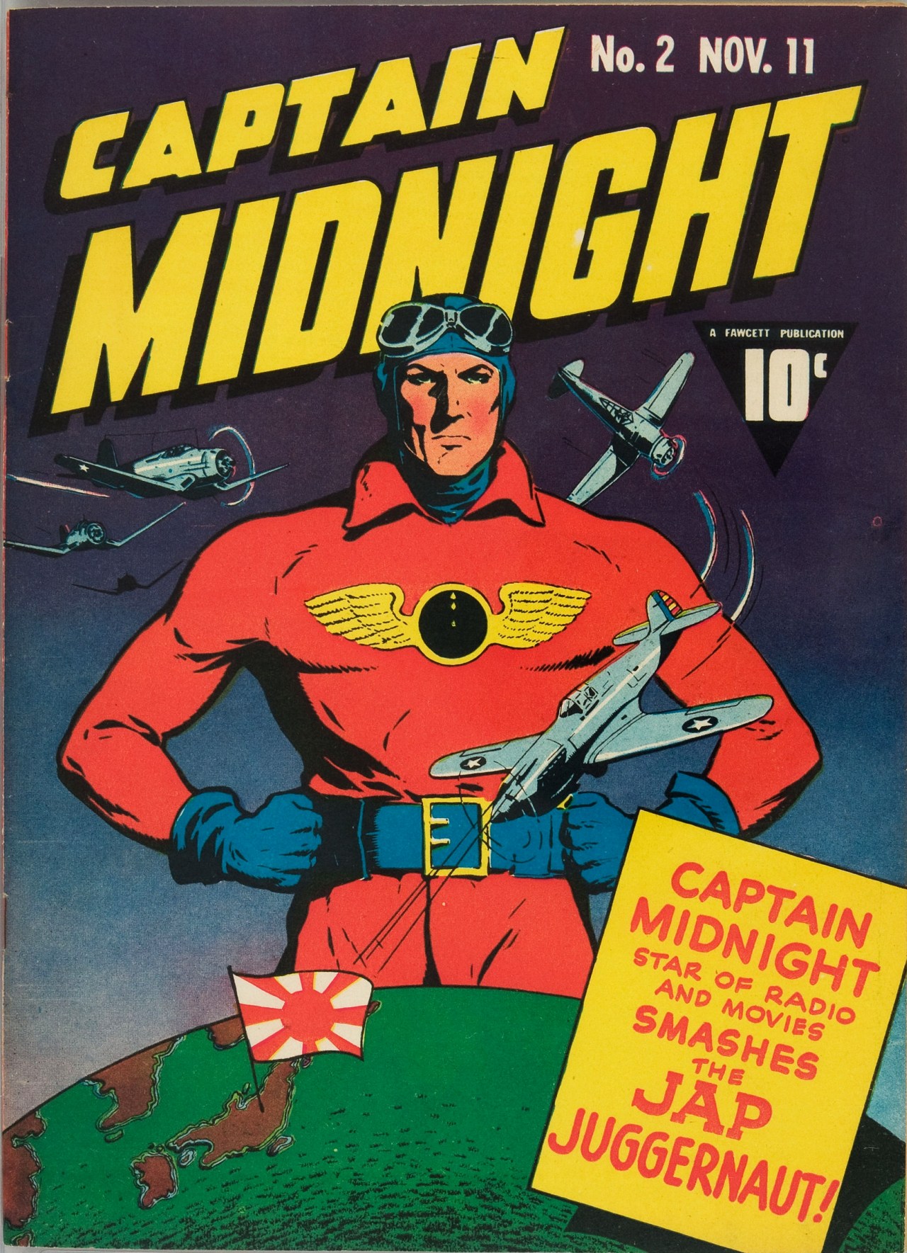 Read online Captain Midnight (1942) comic -  Issue #2 - 1
