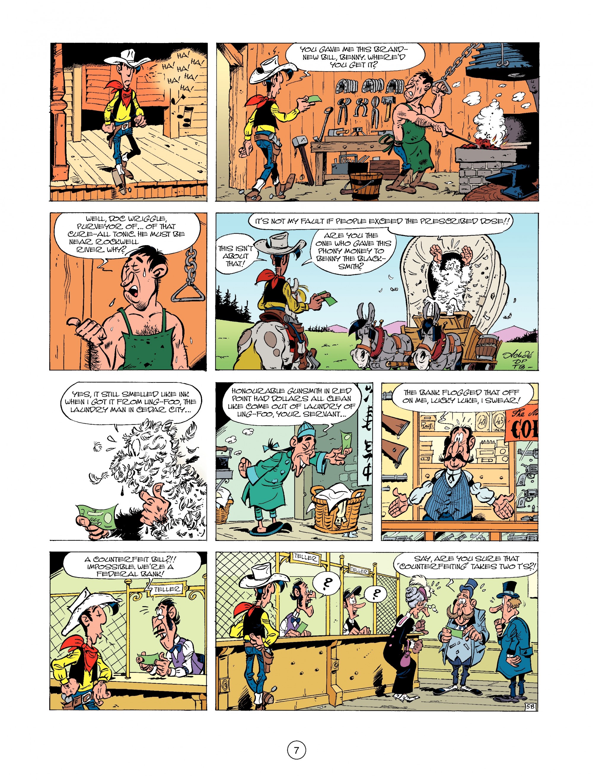 Read online A Lucky Luke Adventure comic -  Issue #31 - 7