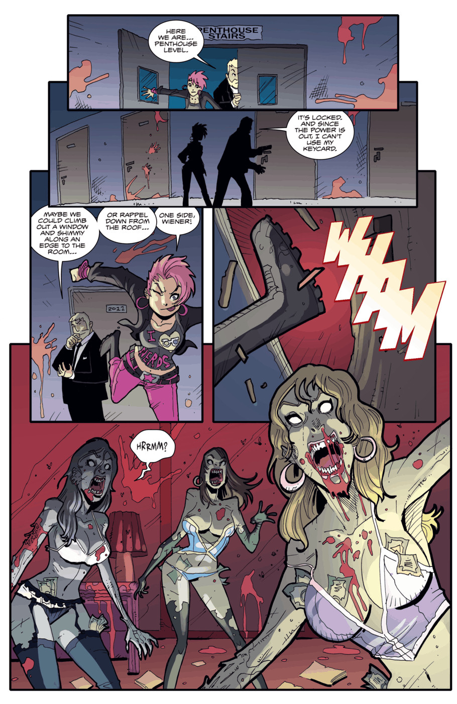 Read online Fanboys vs. Zombies comic -  Issue #9 - 16