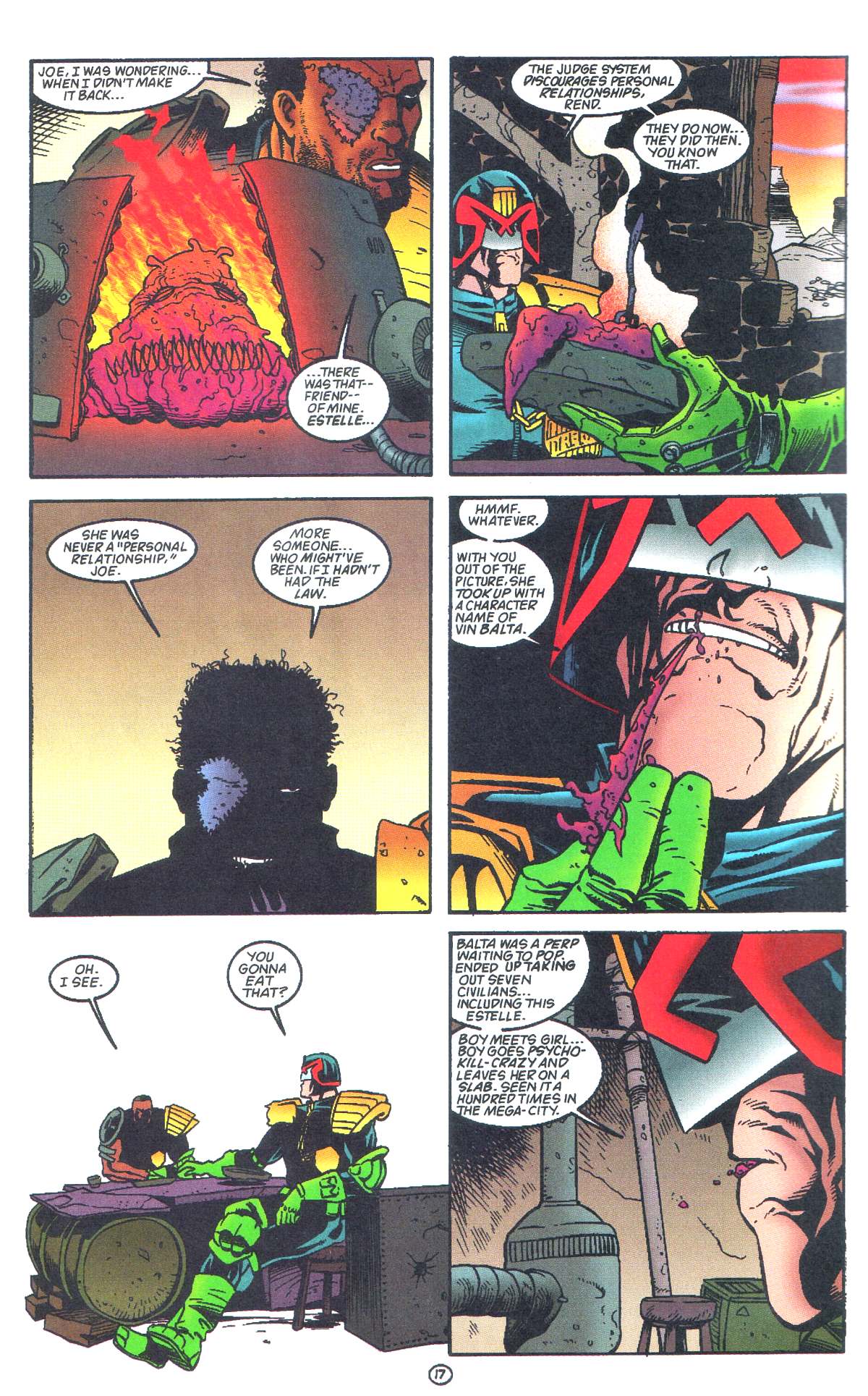 Read online Judge Dredd: Legends of the Law comic -  Issue #6 - 21