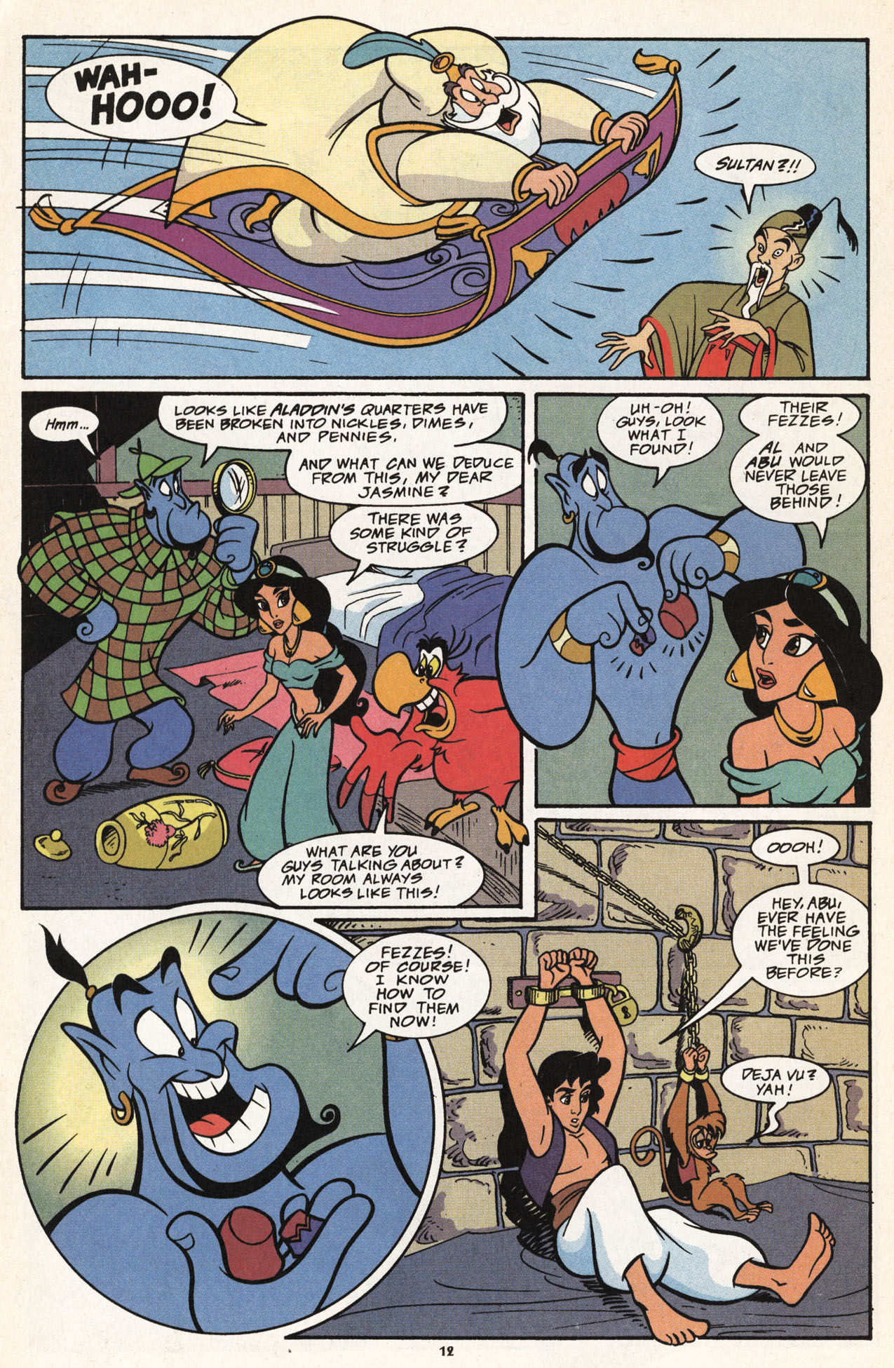 Read online Disney's Aladdin comic -  Issue #11 - 13
